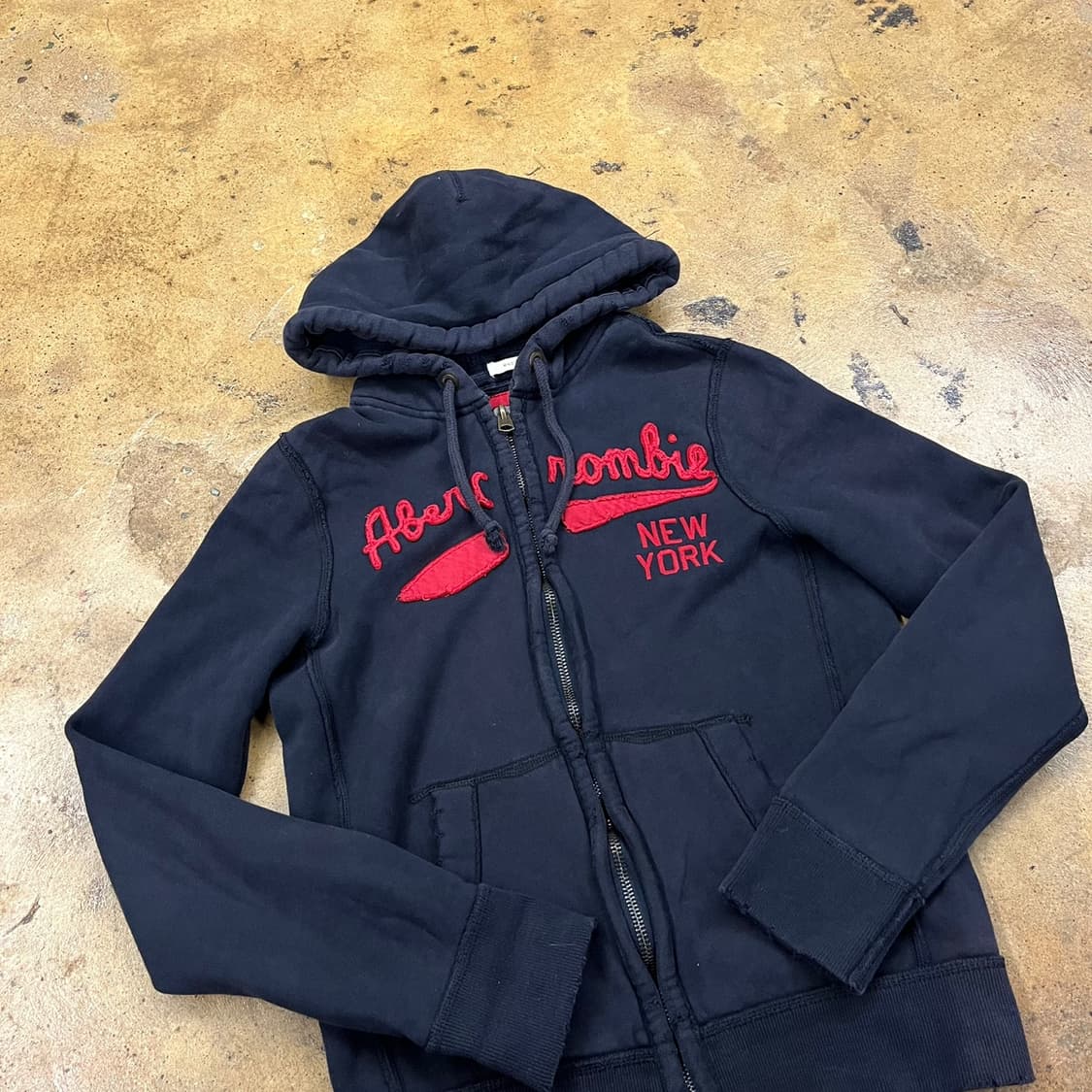 아베크롬비 검빨 후드집업 상품이미지1