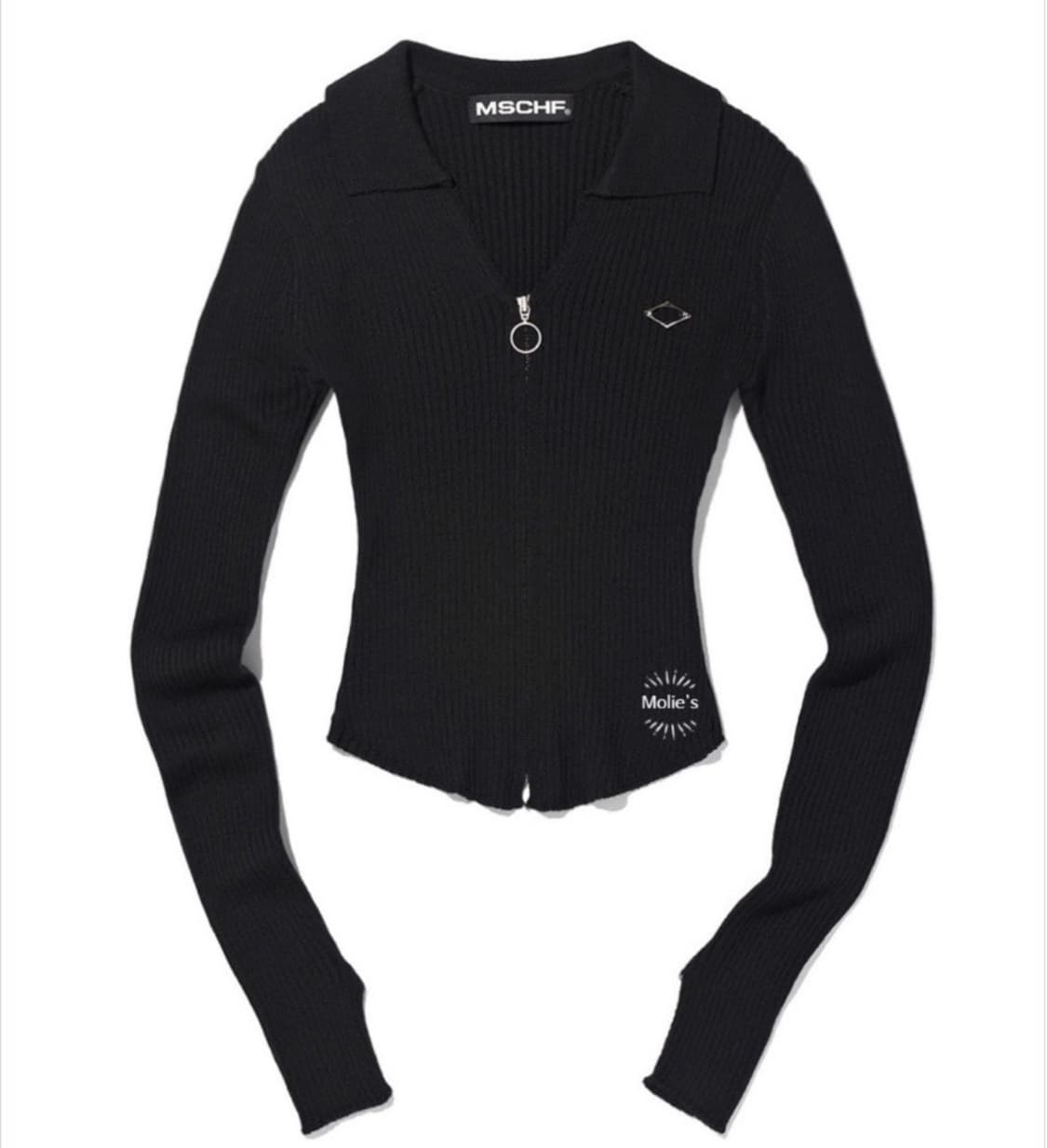 미스치프 니트 롱슬리브 셔츠 상품이미지1