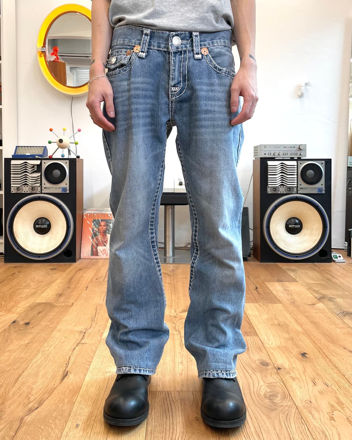 [32] 트루릴리전 부츠컷 데님 팬츠 상품이미지2