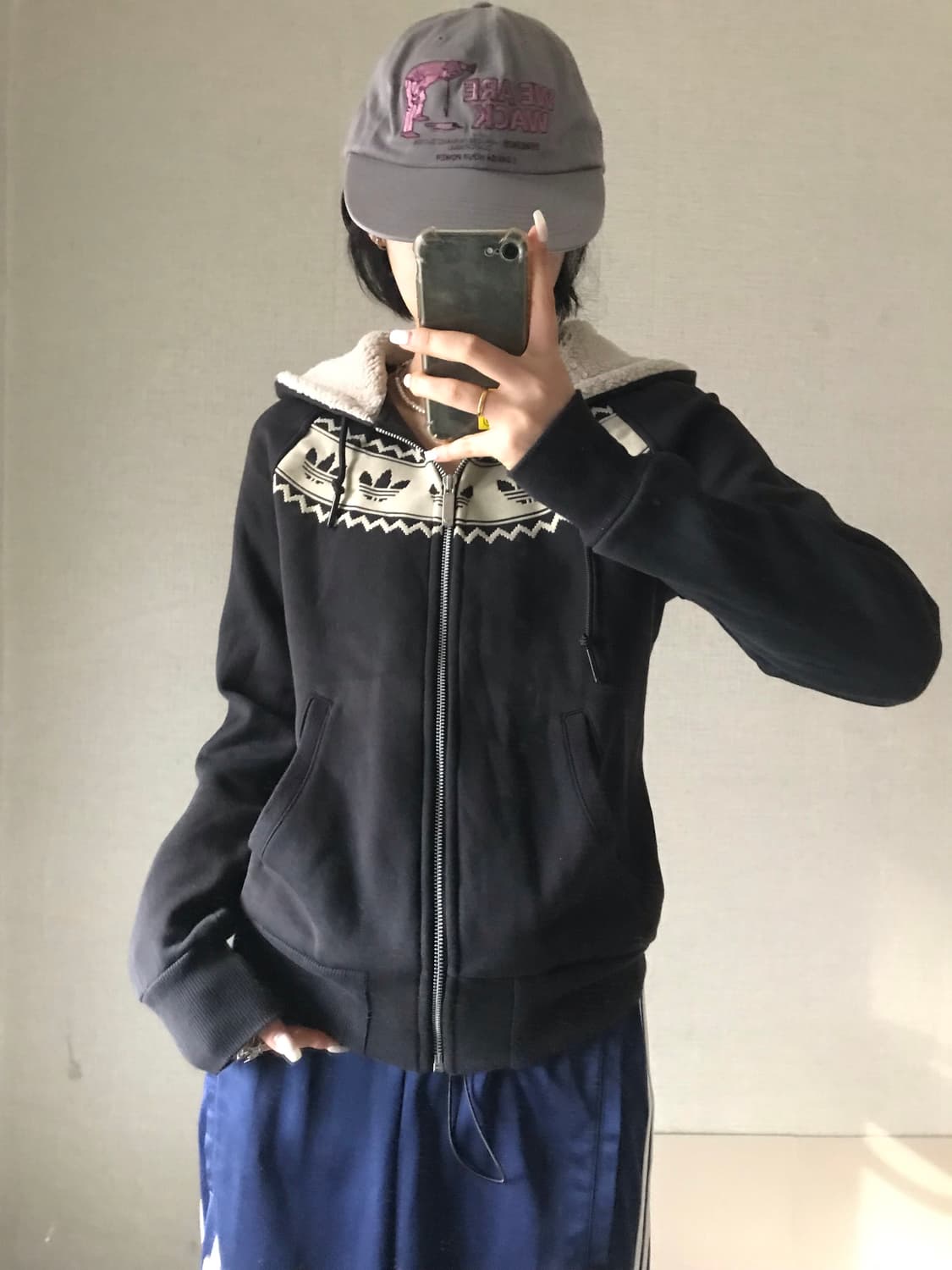 아디다스 노르딕 퍼후드집업 상품이미지2