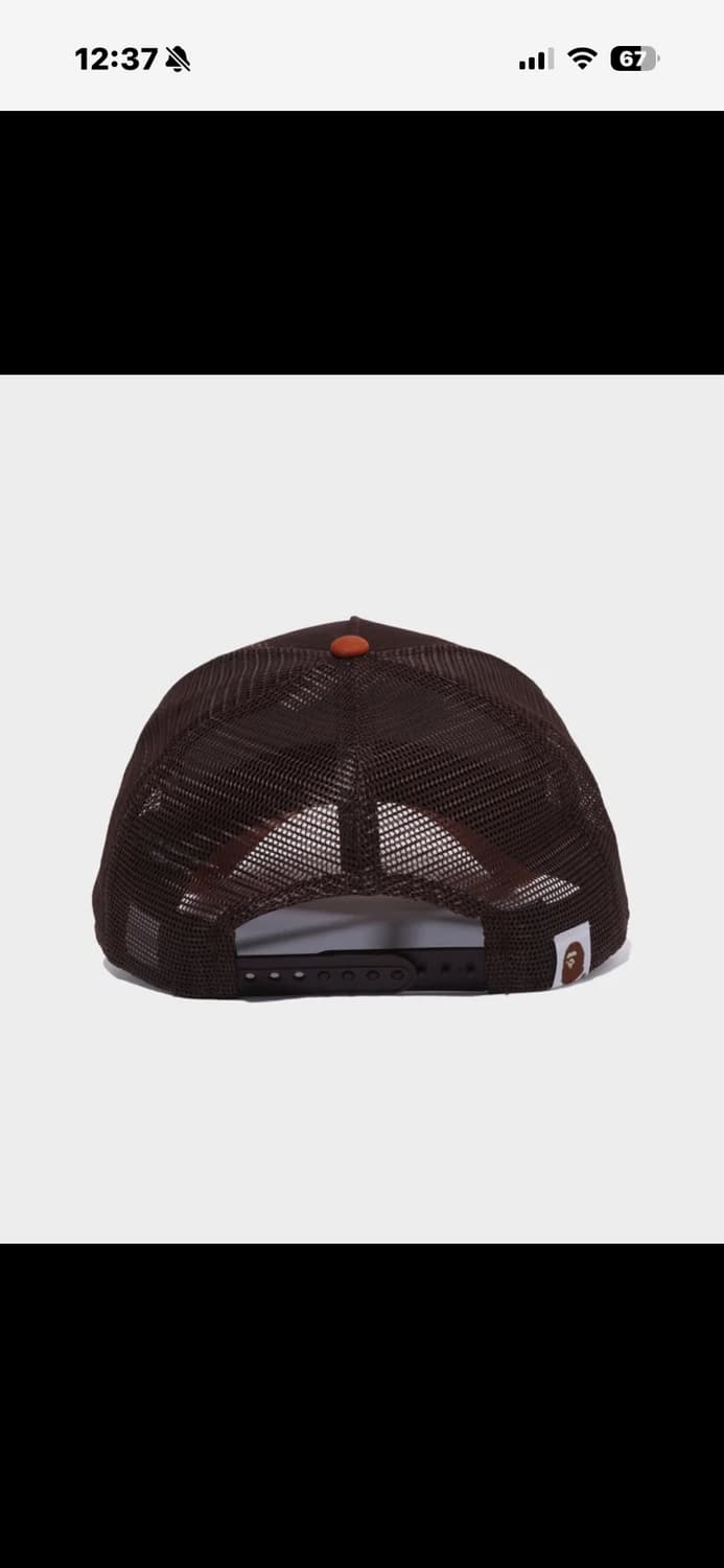 베이프 NYC 로고 뉴에라 9포티 캡 브라운 상품이미지2