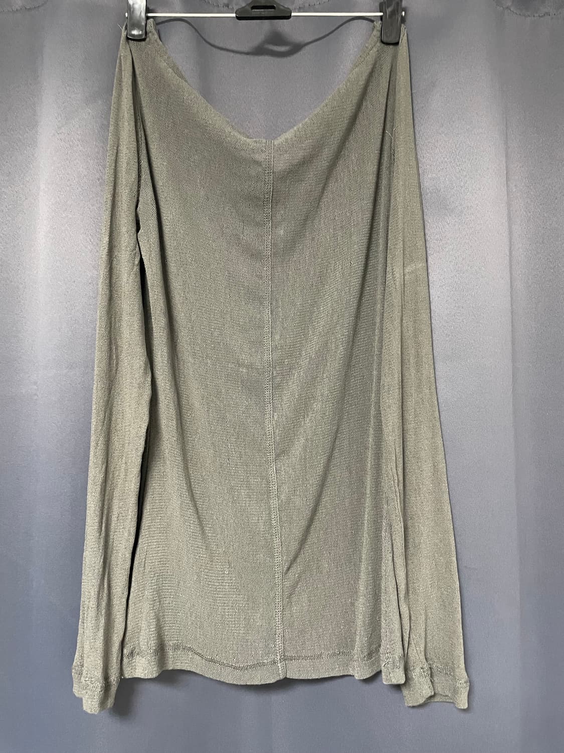 세릭 see-through round top / dark gray 상품이미지5