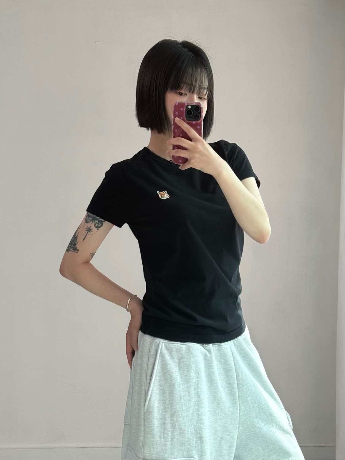 메종키츠네 폭스 반팔티 상품이미지2