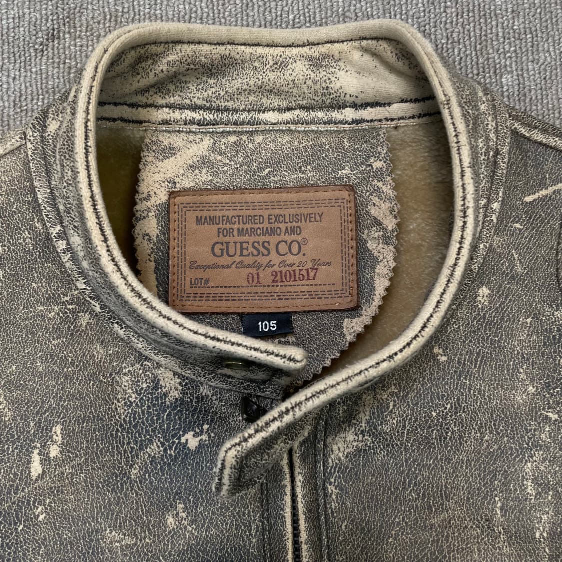 90’s guess 게스 빈티지 시어링 무스탕 자켓  상품이미지2