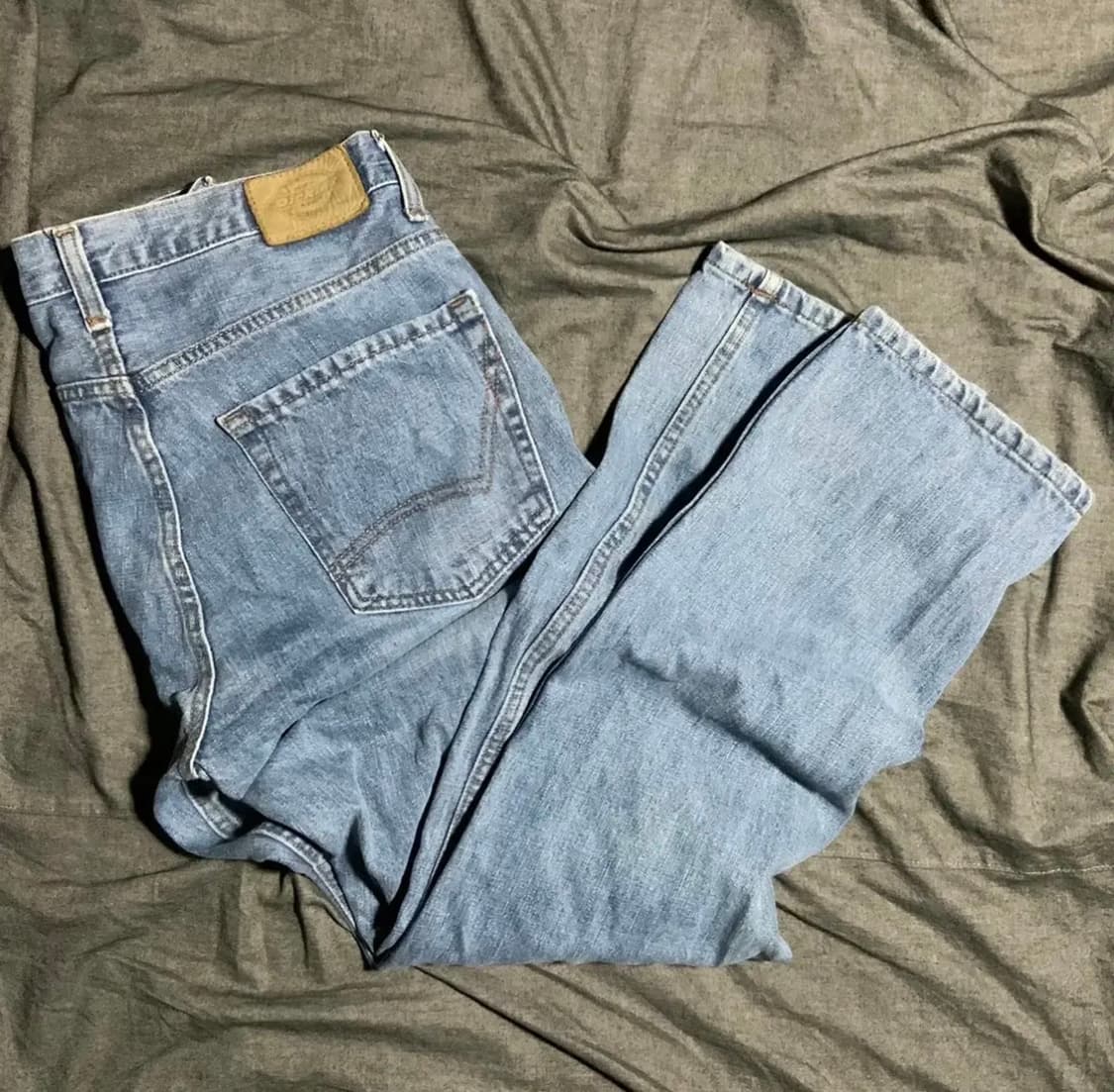 Regular fit Blue Denim Pants 상품이미지1