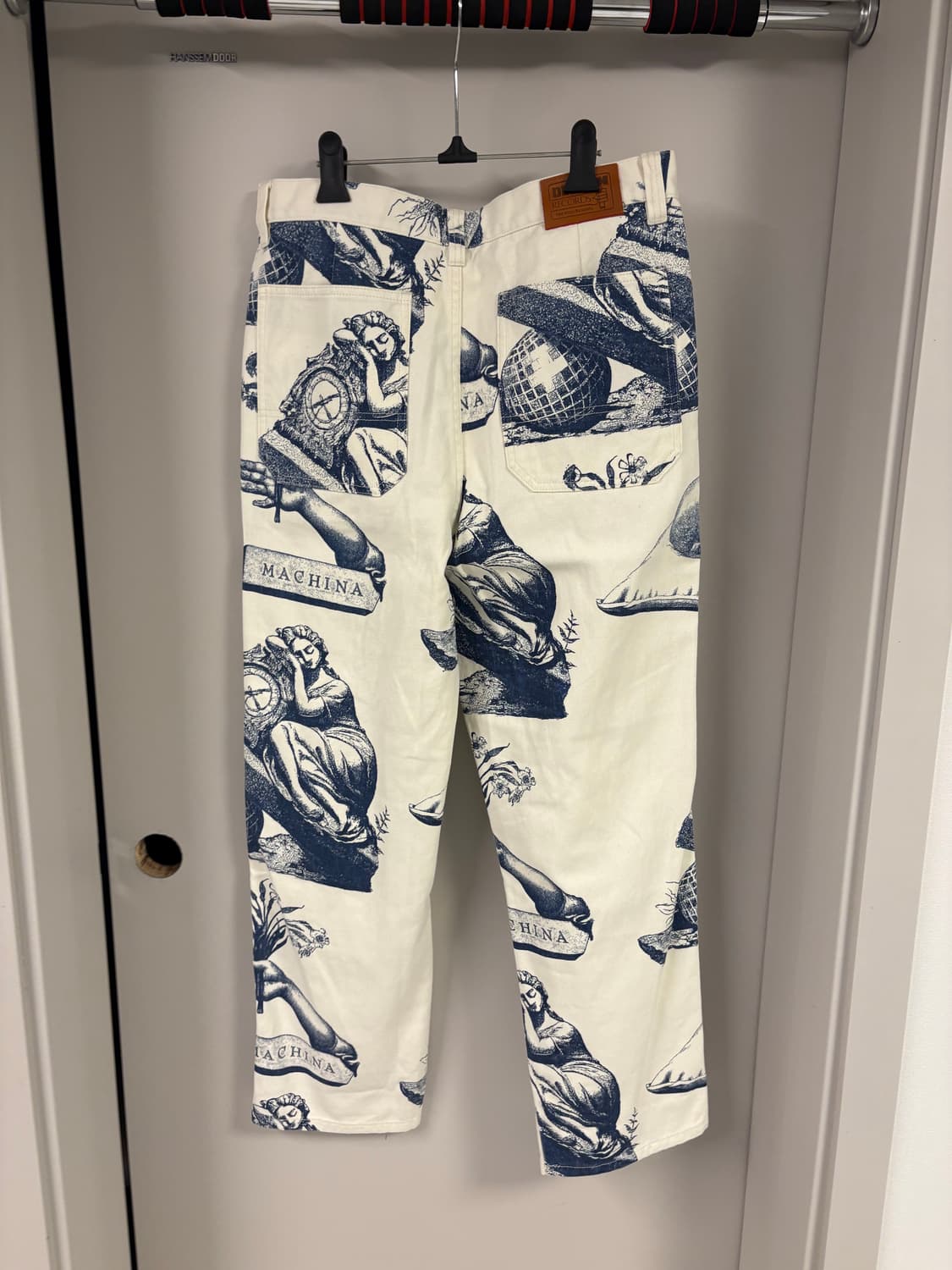 데우스 프린팅 데님자켓 & 데님팬츠 셋업 XL 상품이미지3