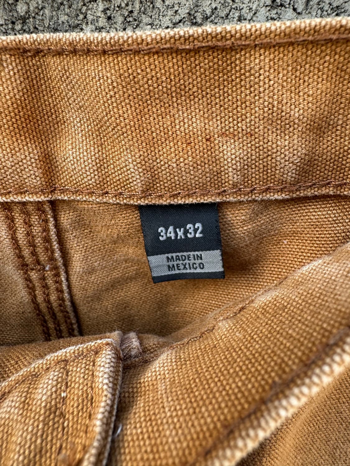 칼하트 빈티지 b136 브라운 더블니 카펜터 워크 팬츠 34/32 상품이미지7