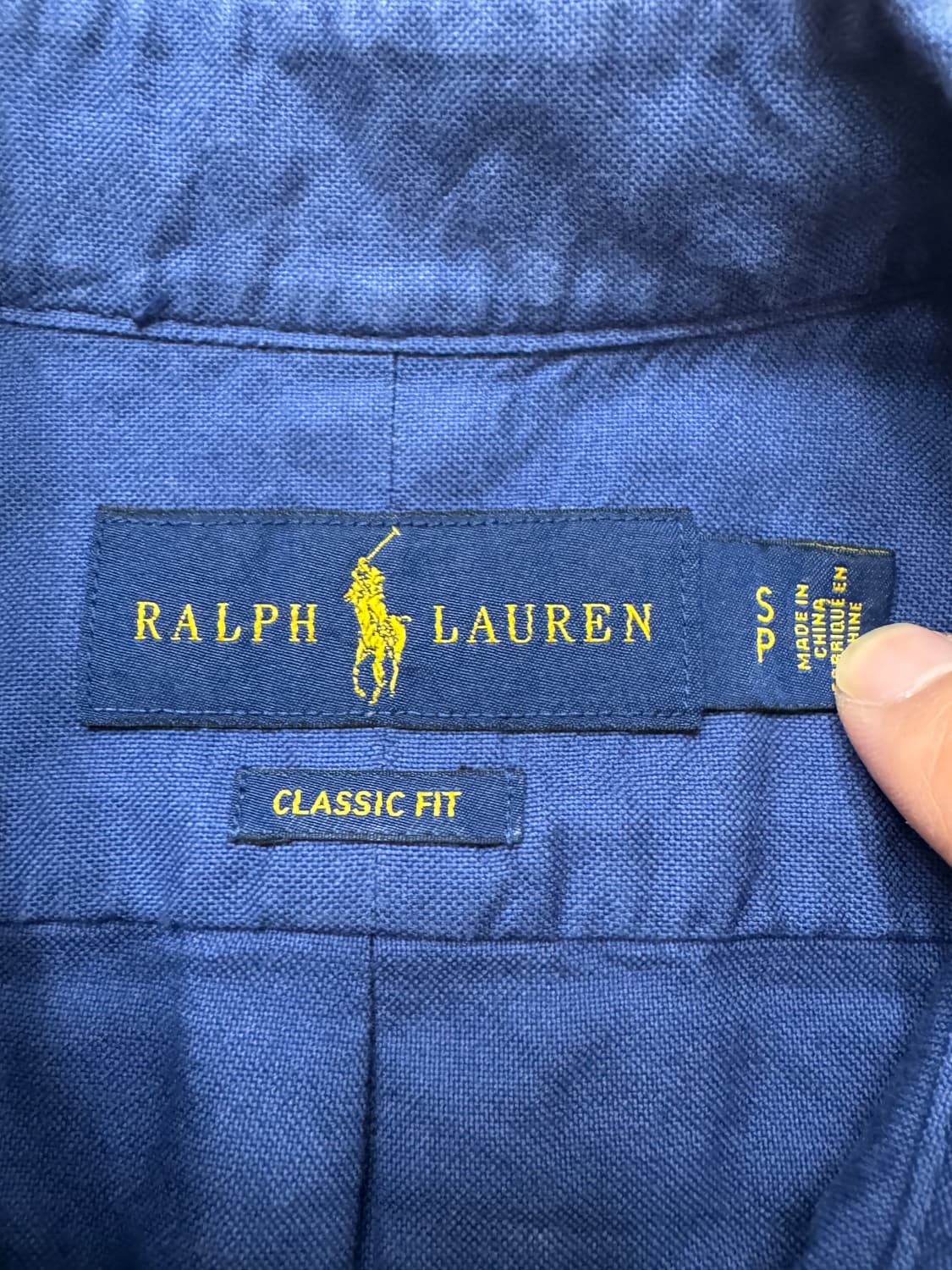 폴로 랄프로렌 클래식s 사이즈 블루 셔츠 상품이미지3
