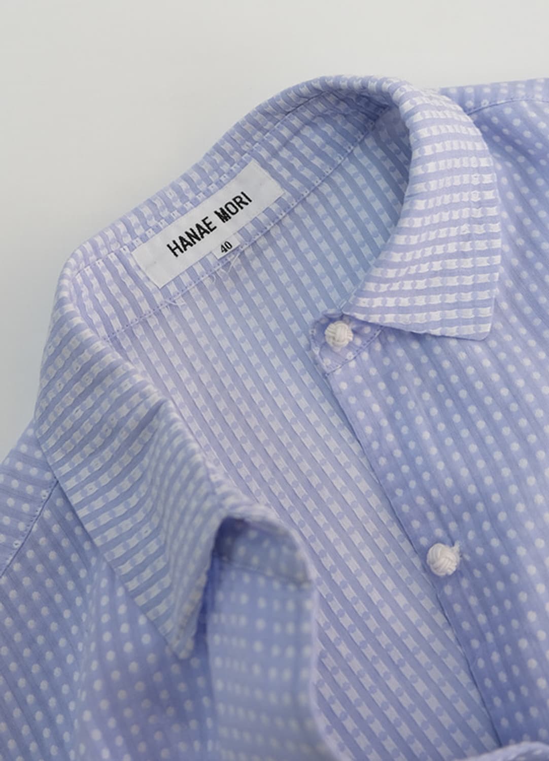 hanae mori 도트 패턴 셔츠 상품이미지4