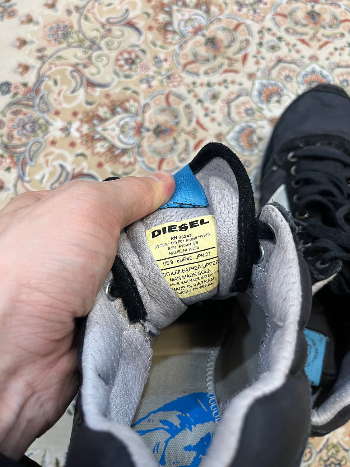 디젤 하이탑 스니커즈 상품이미지9