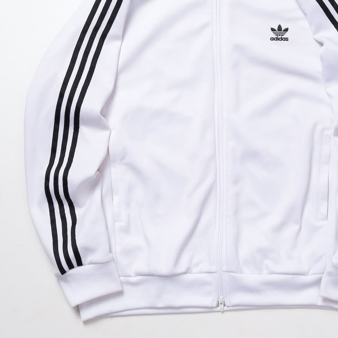 Adidas 화이트 트랙 집업 상품이미지4