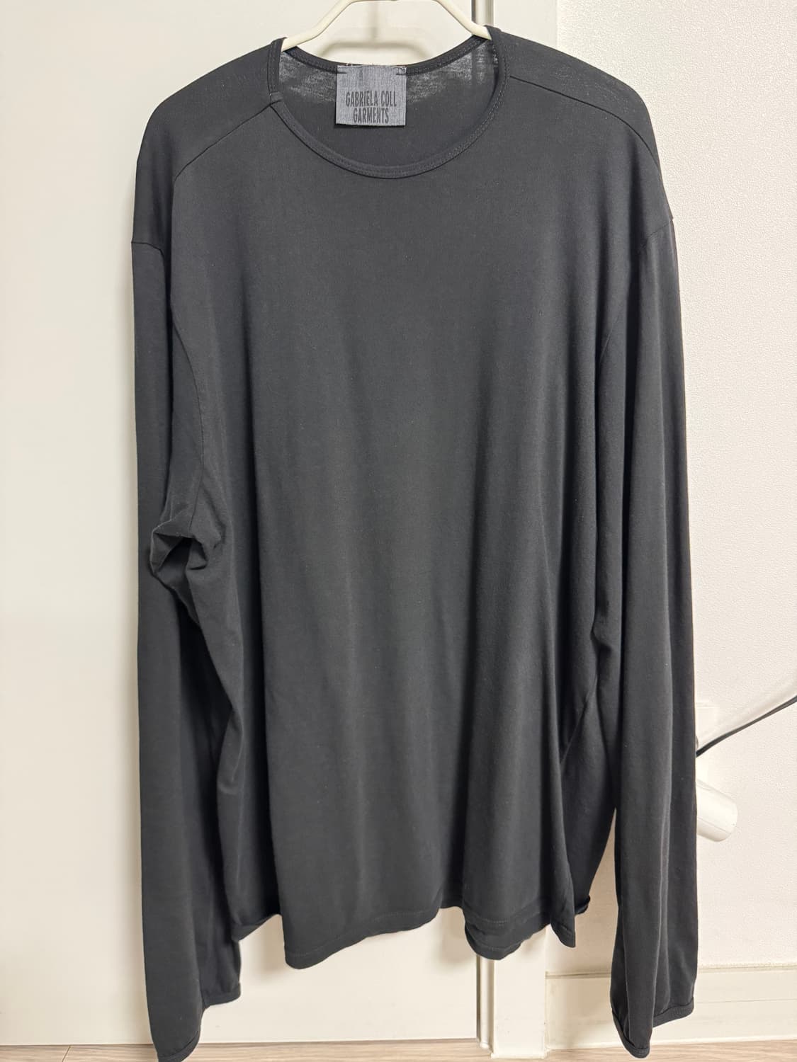 [5] No.87 가브리엘라 콜가먼츠 롱슬리브 블랙 상품이미지3