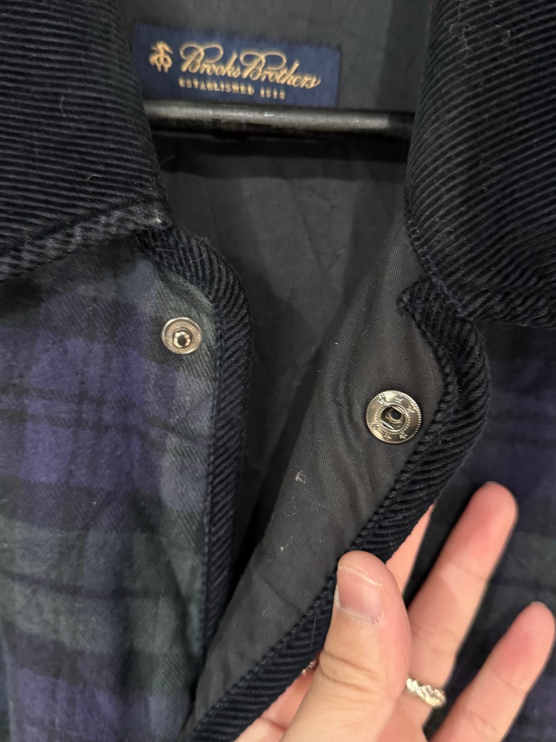 브룩스브라더스 타탄체크 퀼팅자켓  상품이미지5