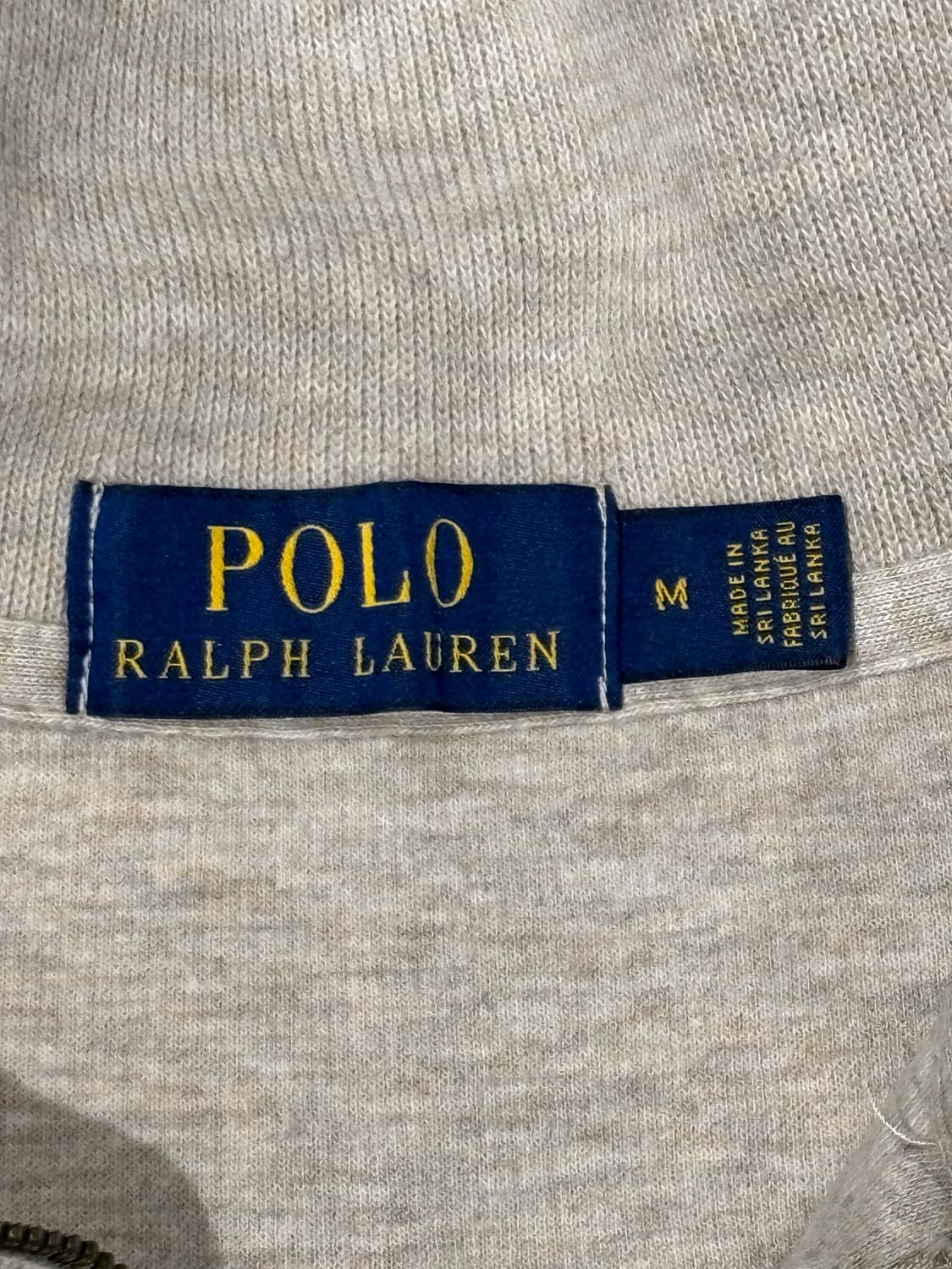 폴로랄프로렌 베이지 포니 니트 반집업 상품이미지7