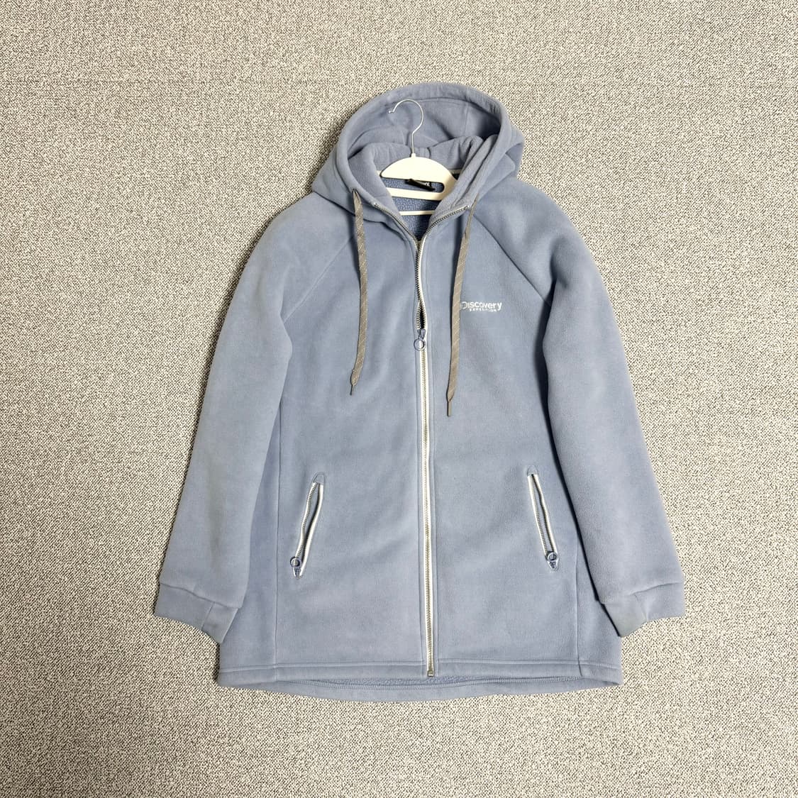 디스커버리 플리스 기모 후드집업 100 상품이미지1