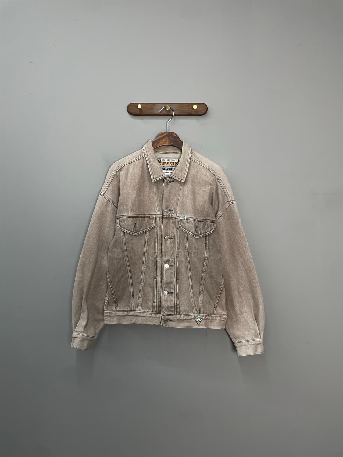 게스USA 워싱 데님 트러커 자켓 H1899 상품이미지2