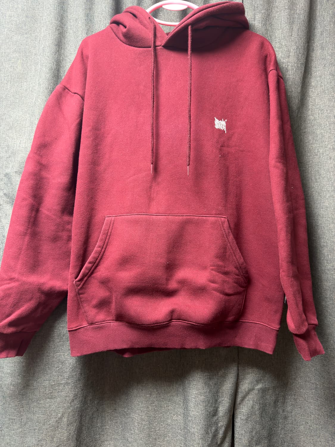 브라운브레스 버건디 기모후드티 판매합니다 상품이미지1