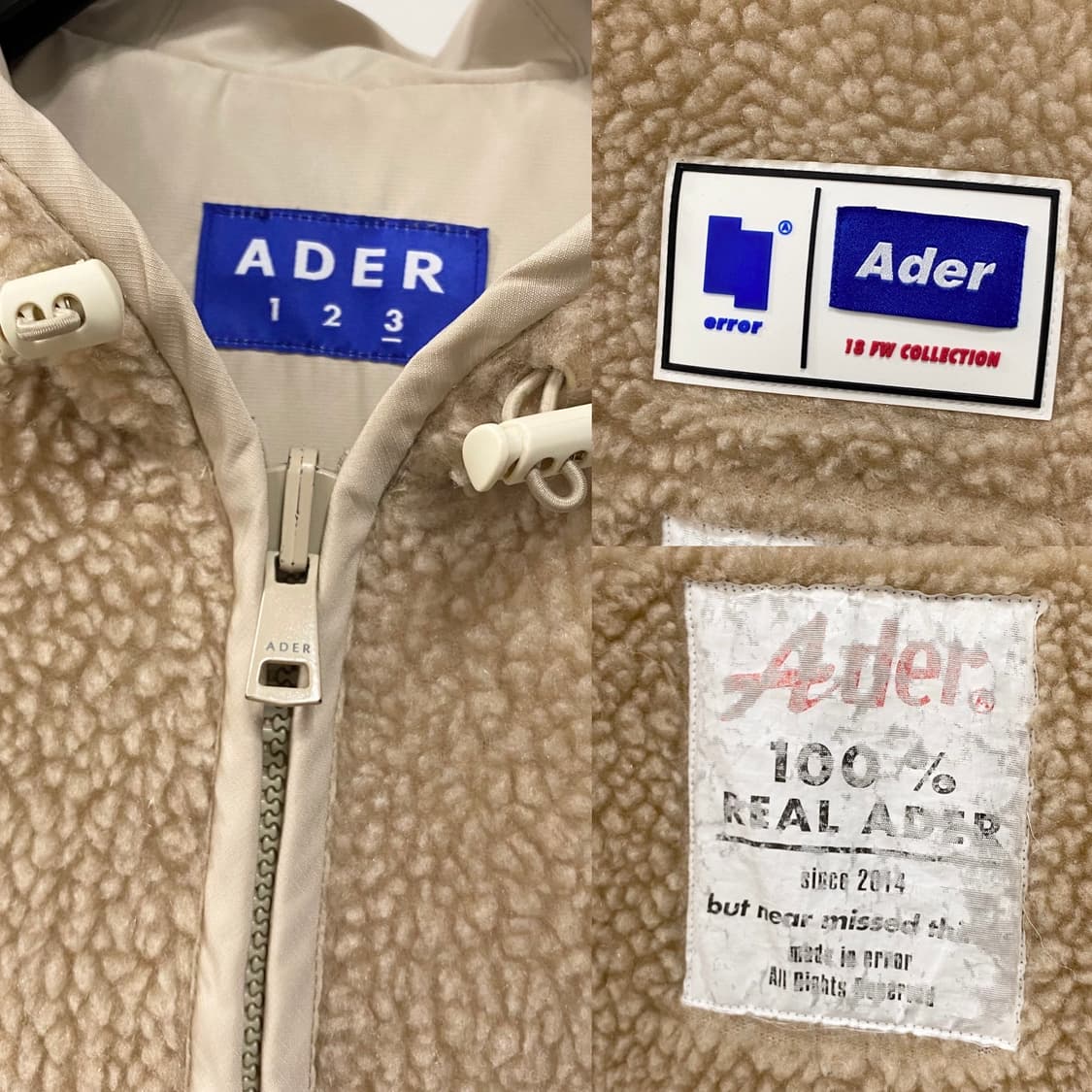 아더에러 리버시블 후드 후리스 자켓 상품이미지7