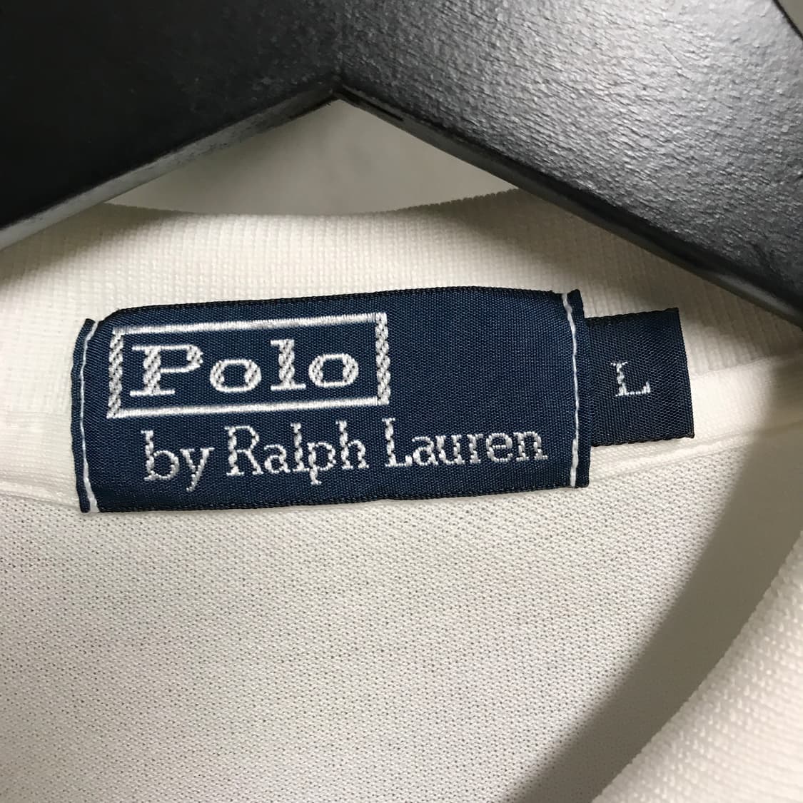 폴로 랄프로렌 PK 긴팔 카라티 화이트 L 상품이미지5