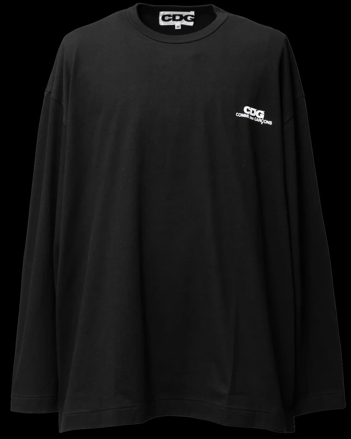 cdg 오버사이즈 긴팔티 블랙 m 상품이미지1