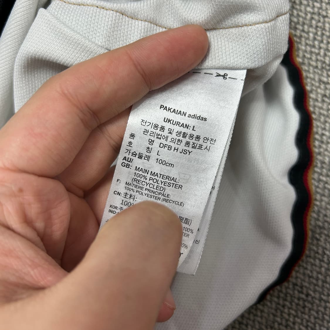 아디다스 독일 국대 홈 유니폼(L) 상품이미지3