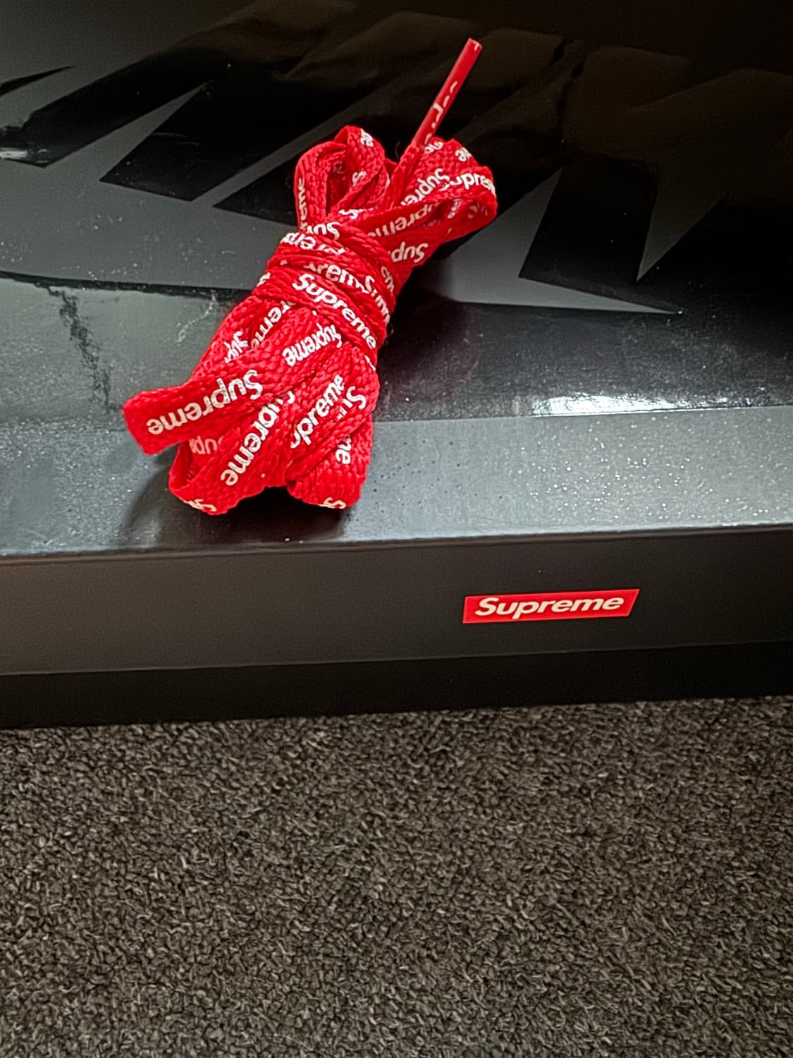 나이키 슈프림에어포스1 로우 화이트 270 (슈프림포스) 상품이미지9