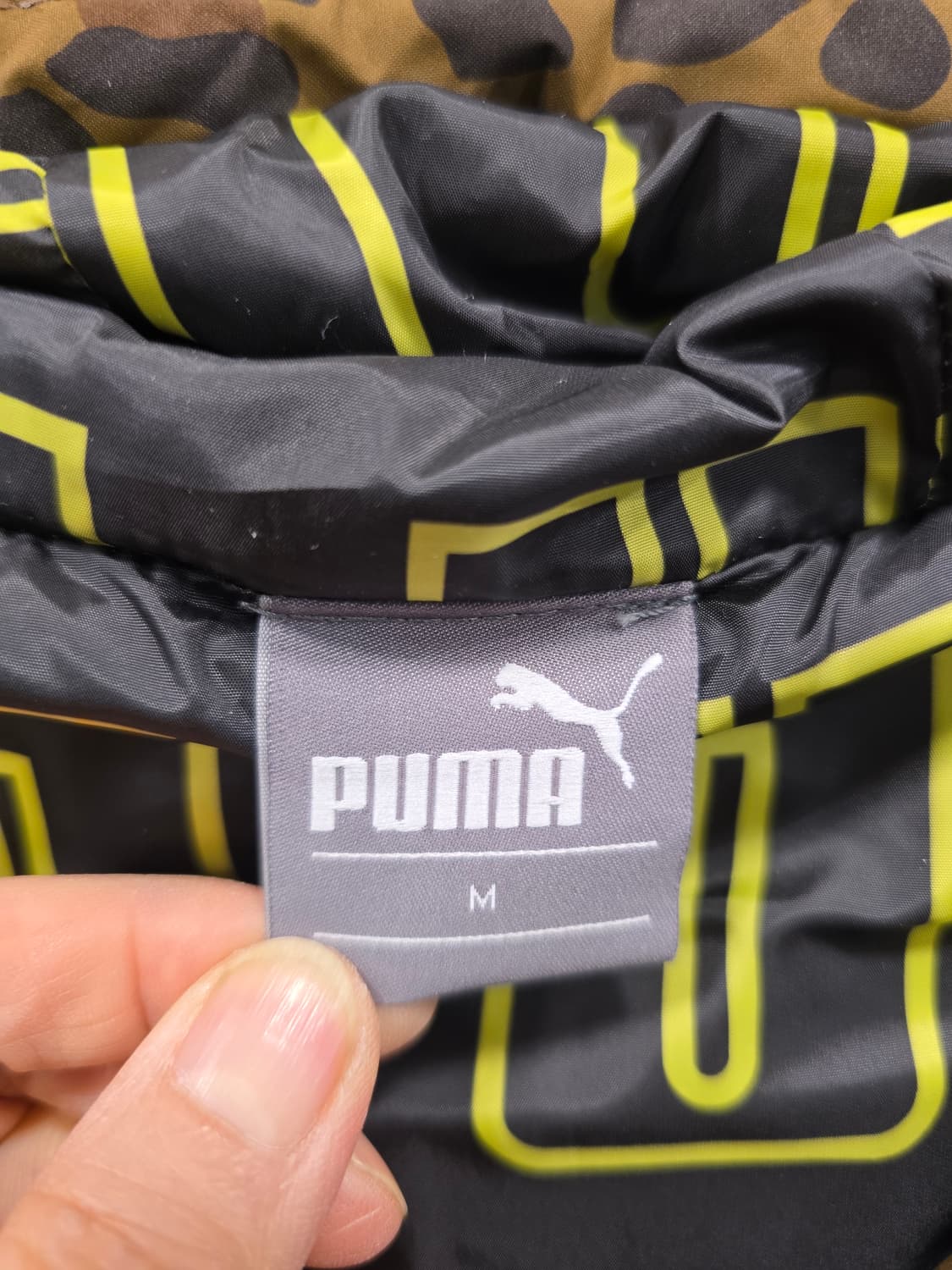 거의새거) 푸마 레오파드 패딩 점퍼 M (66) 상품이미지9