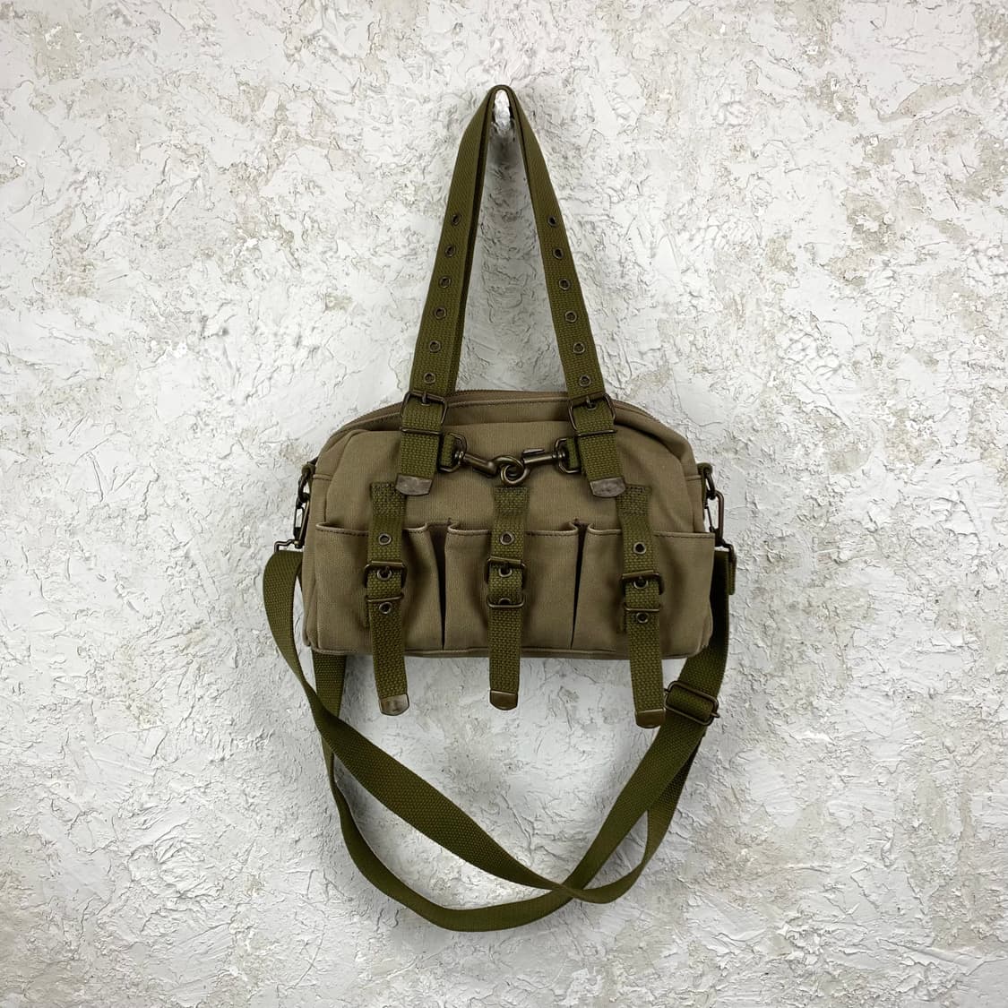 LIZZY D NOVAK 유틸리티 멀티 벨티드 카고 토트 백 상품이미지1