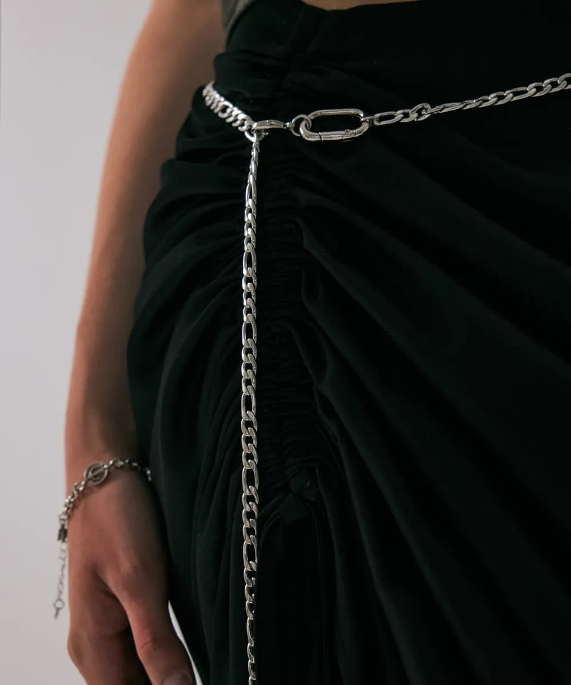 Metal Belly Chain Belt (Silver) 상품이미지4