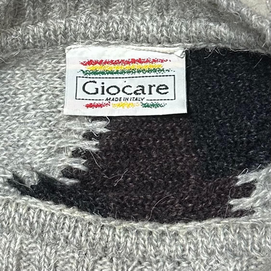 빈티지 웨이브 패턴 니트 상품이미지6