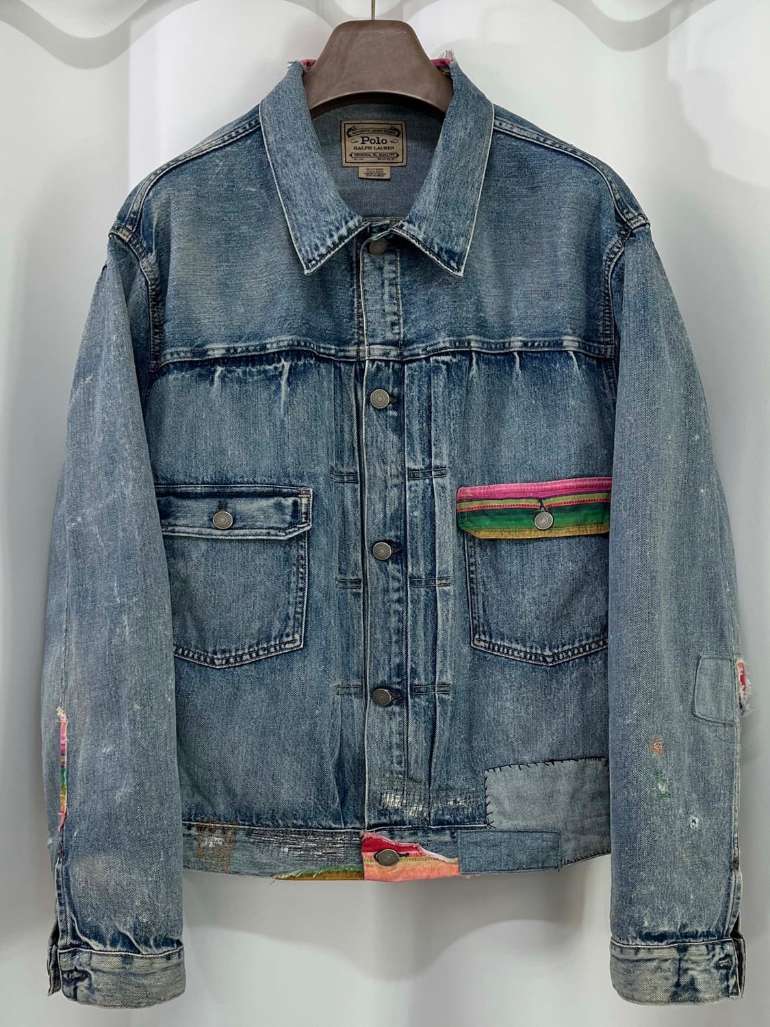 폴로 랄프로렌 2type 렌튼 디스트레스드 리페어 트러커 자켓 상품이미지1