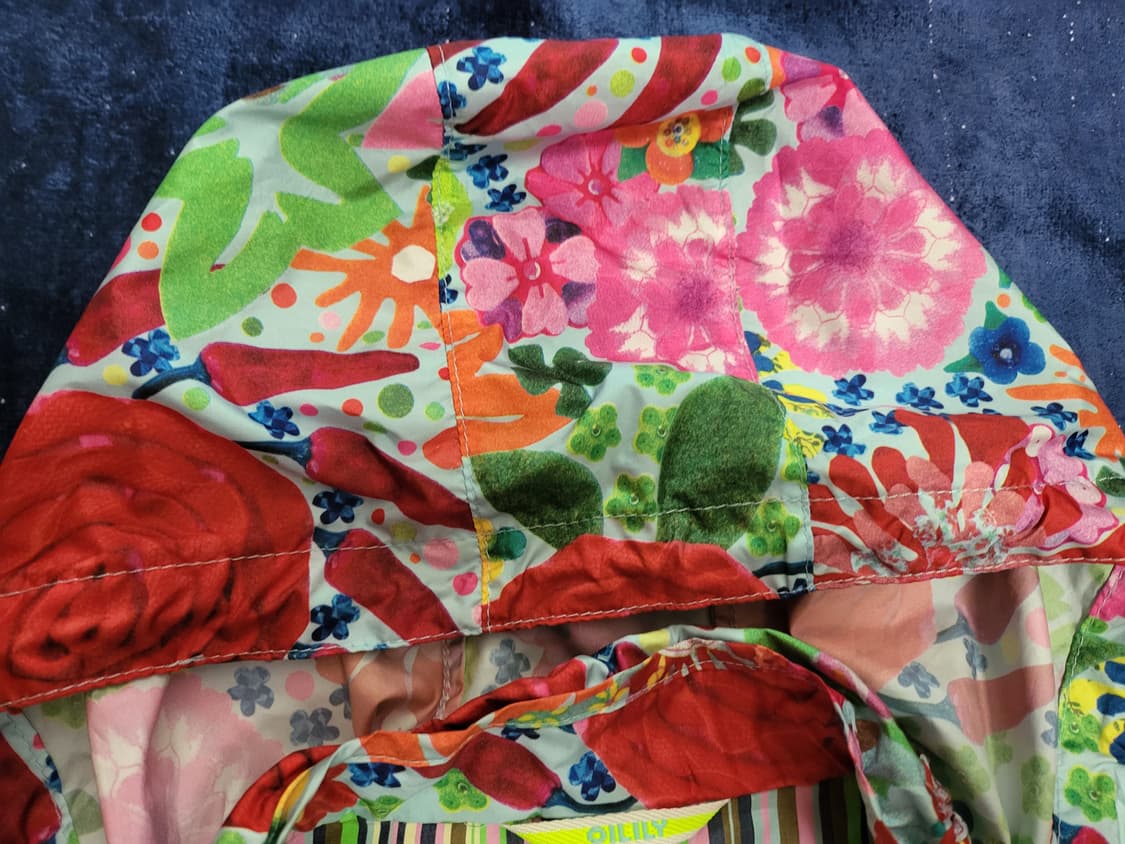 오일릴리 정품 플라워 패턴 후드 패딩 조끼 상품이미지6