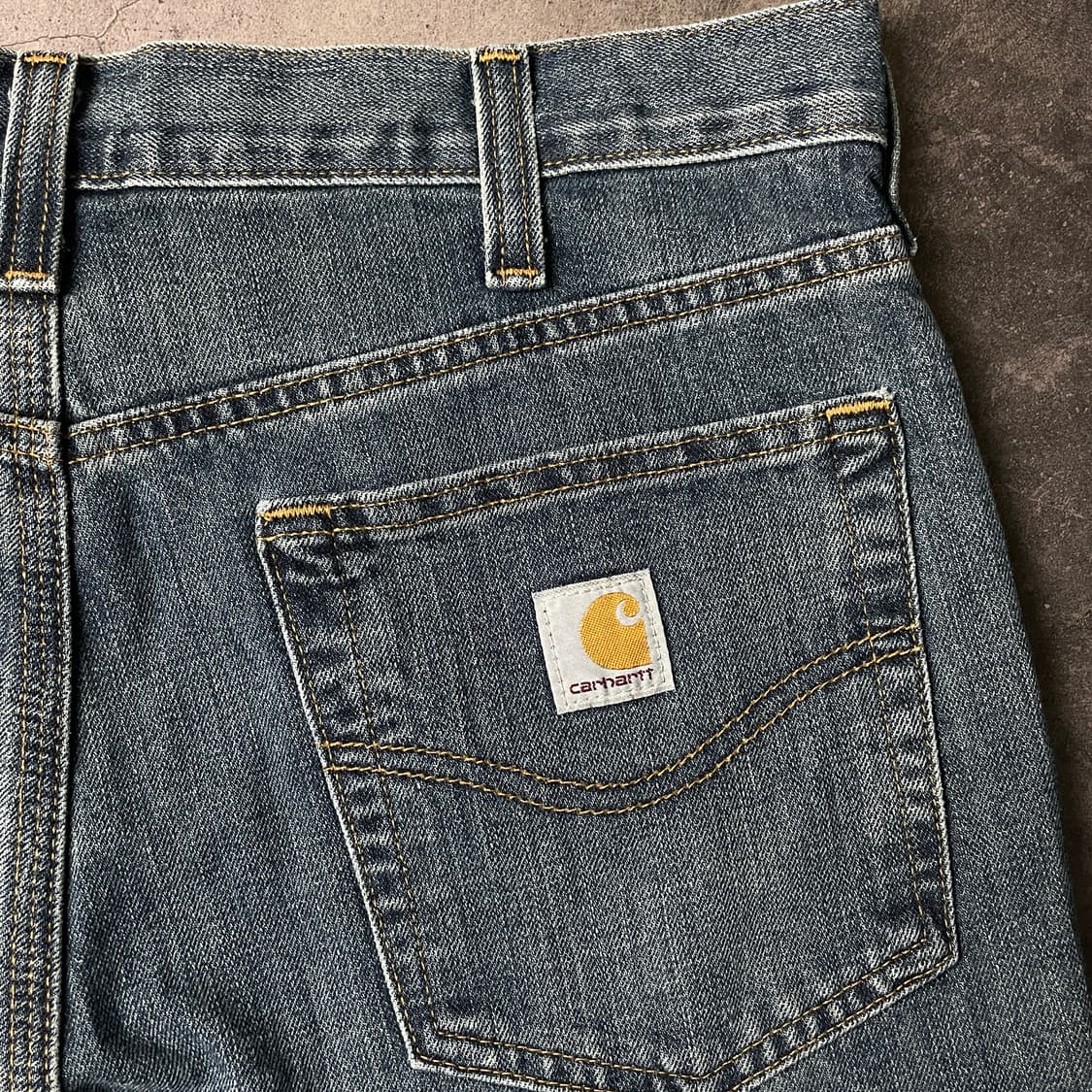 CARHARTT 칼하트 빈티지 릴렉스드핏 데님 워크 팬츠 A00876 상품이미지8