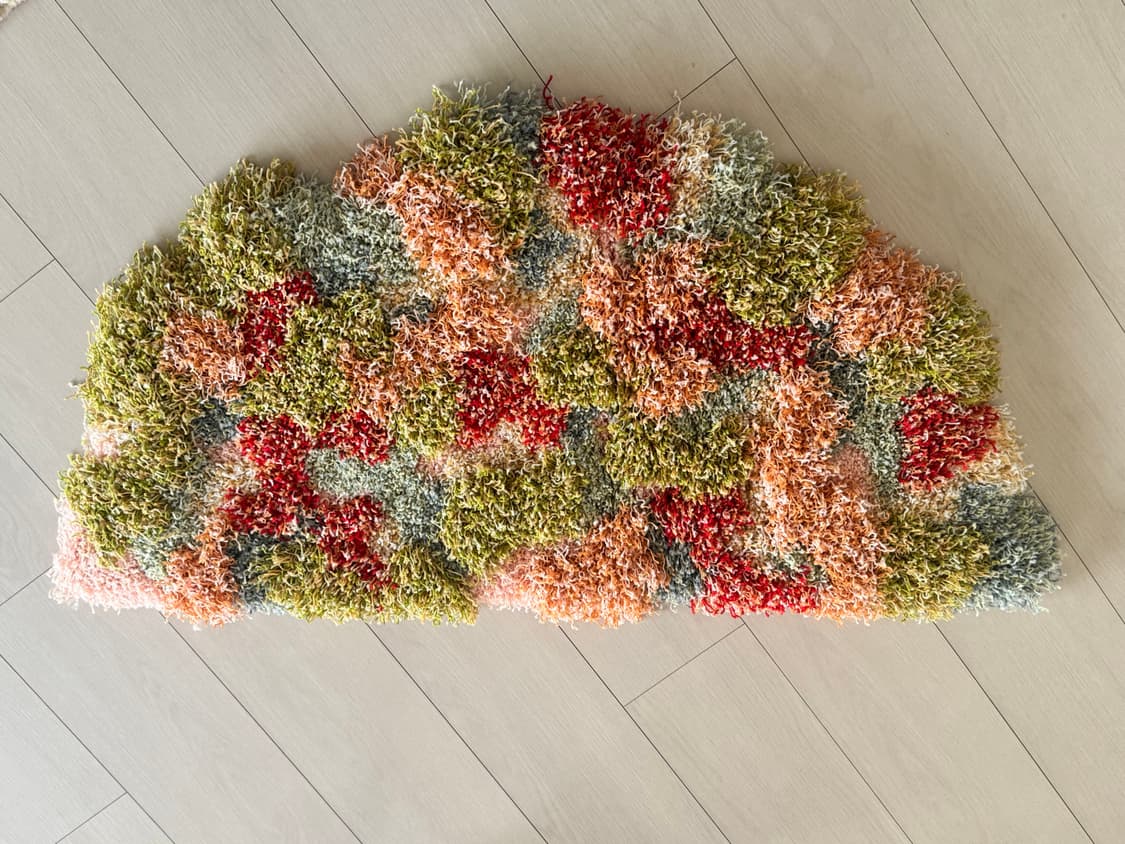 (무료배송,수수료x) 세이투셰 모스 러그 멀티 100*52 판매합니다! 상품이미지3