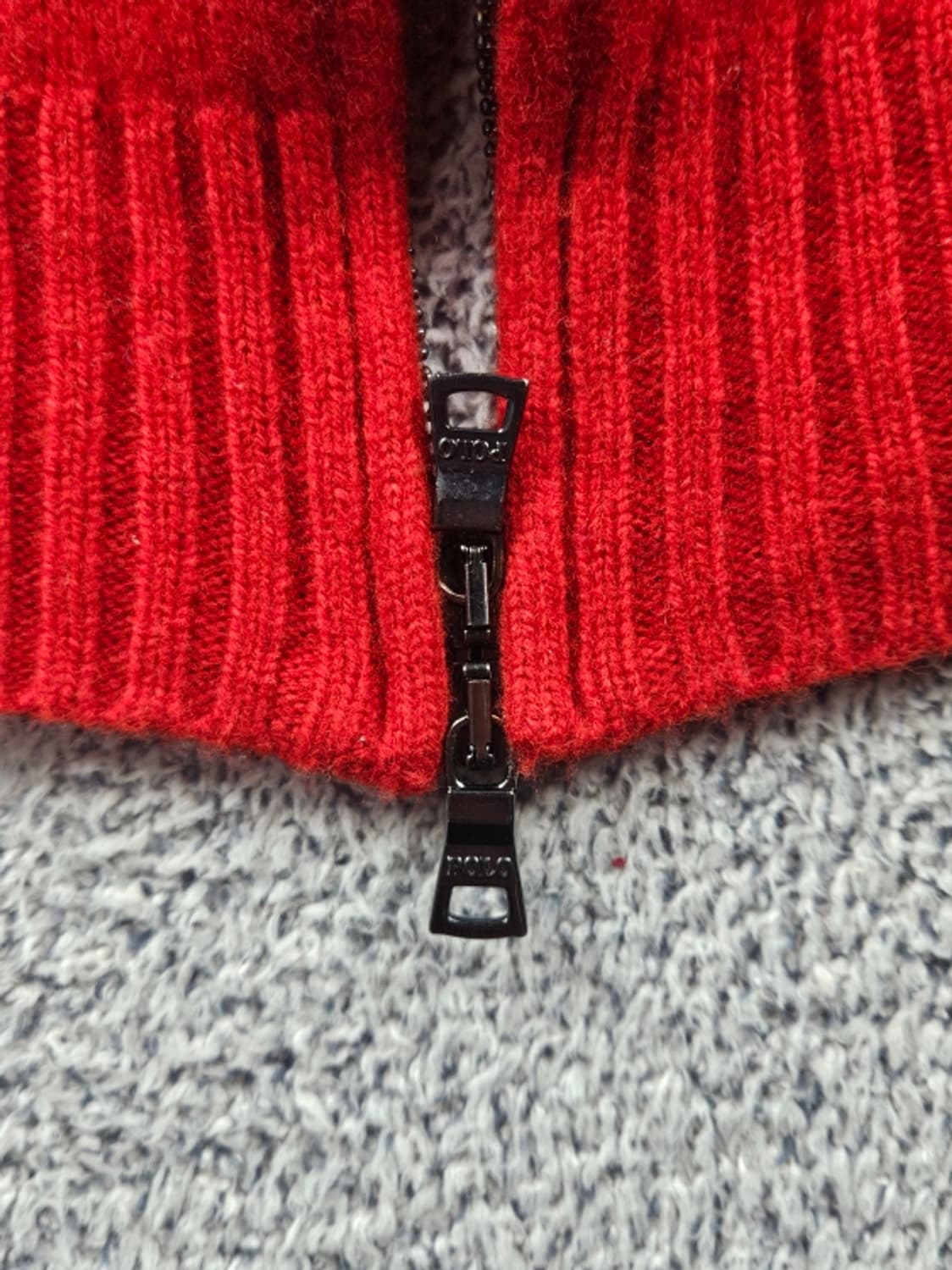 폴로랄프로렌 빅 포니 하이넥 풀 집업 니트 ( L ) / 10660 상품이미지7