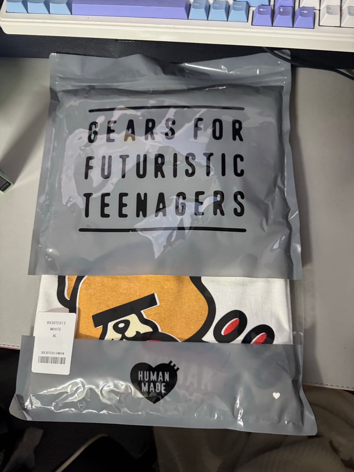 휴먼메이드 언더커버 티셔츠 화이트 XL 새상품 판매합니다 상품이미지2