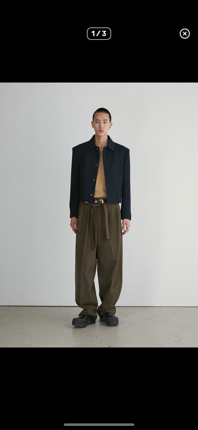 24FW 렉토 울 블렌드 숏 자켓 상품이미지4