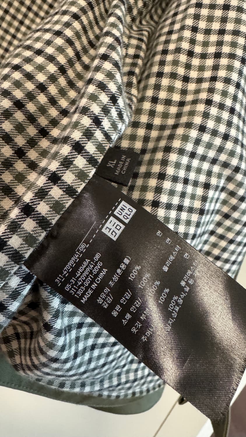 유니클로 유틸리티 워크자켓.올리브 xl 상품이미지3