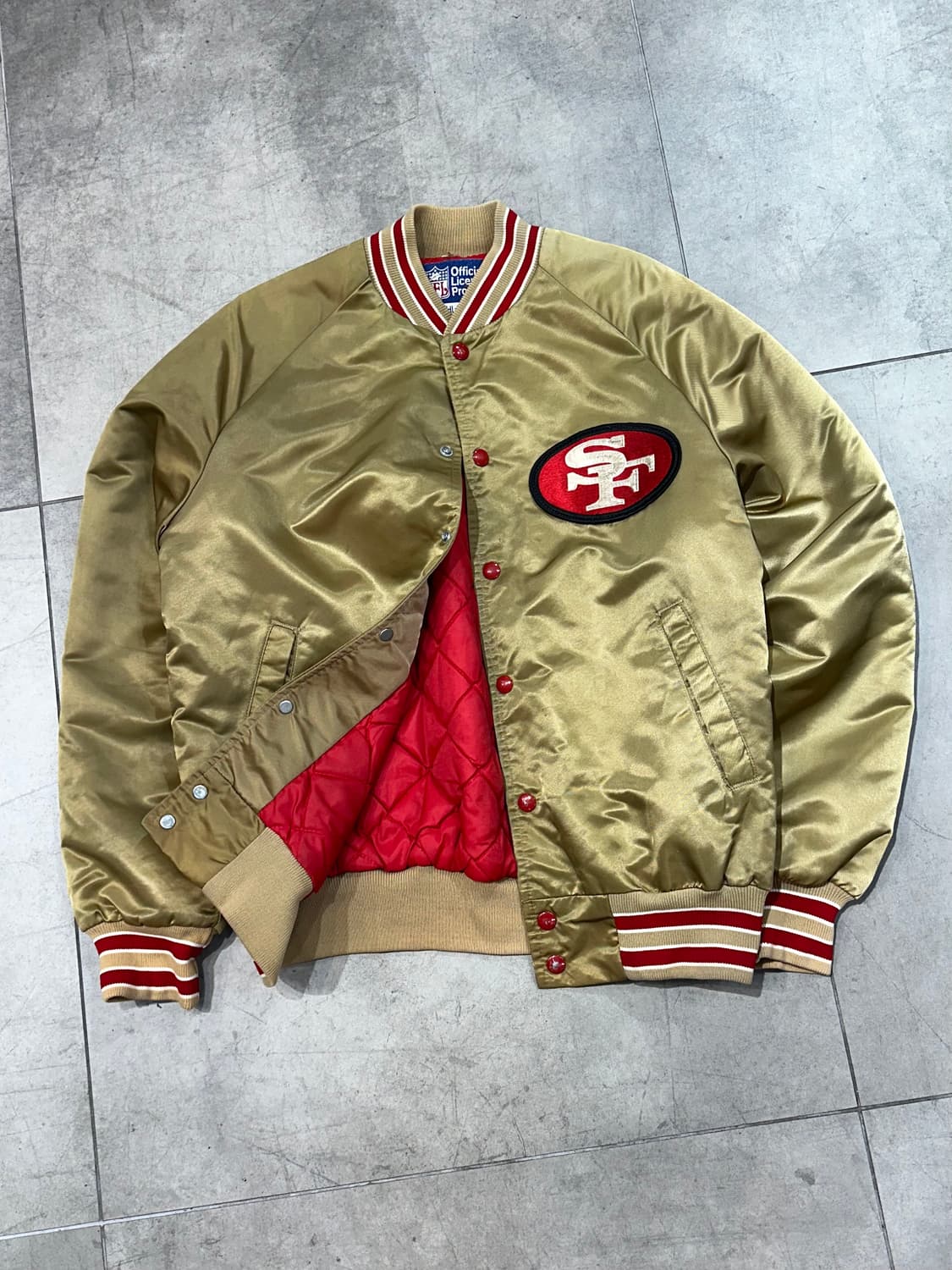 NFL 80s 샌프라시스코 패딩 자켓 상품이미지1