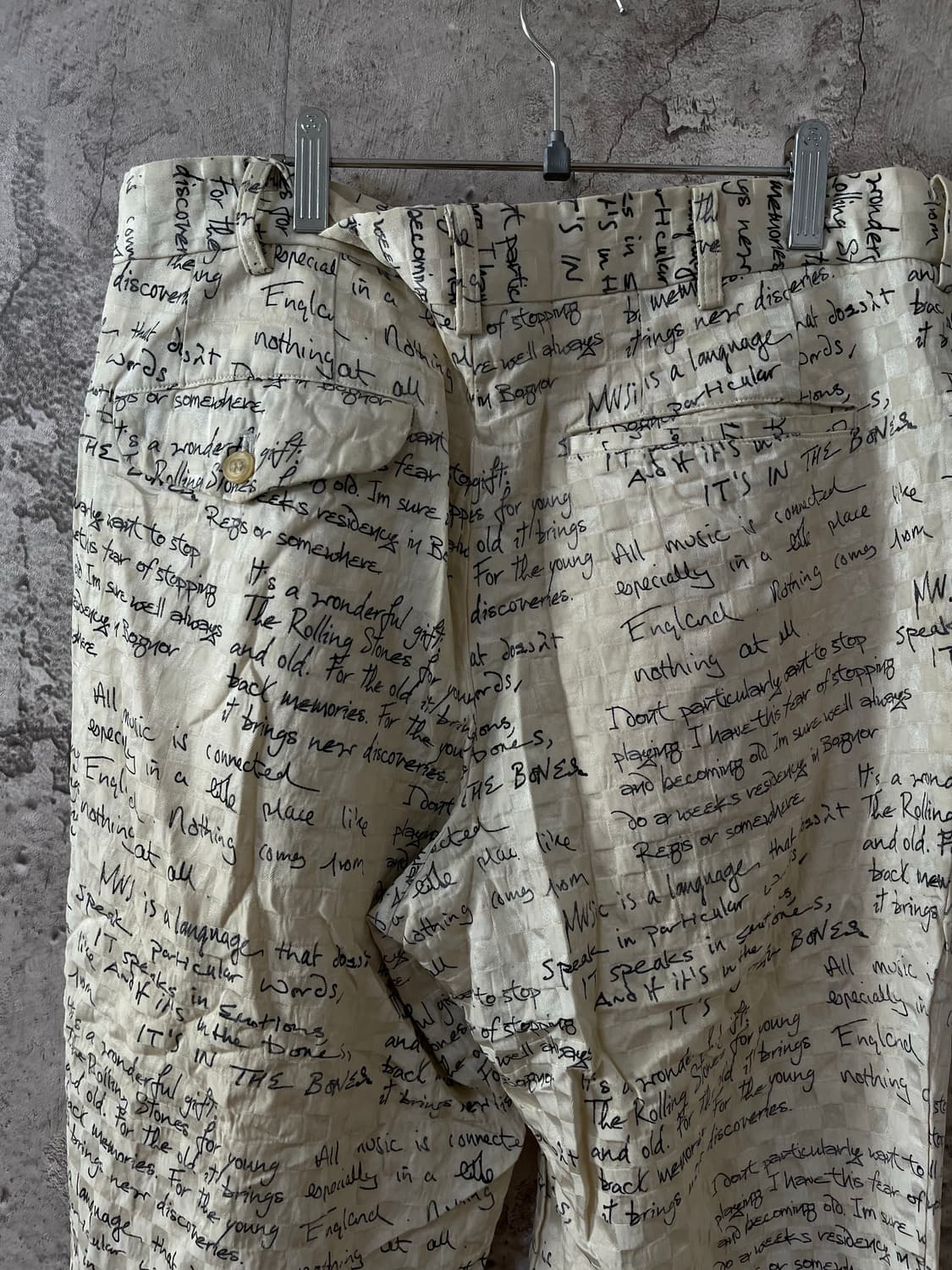 꼼데가르송 옴므 플러스 “Music Is a Language” 바지 상품이미지6