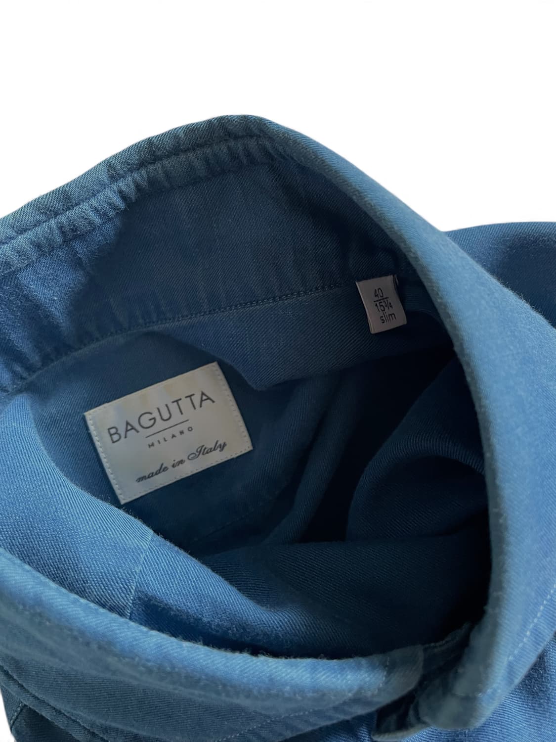 바구타 인디고 색상 셔츠 40사이즈 팝니다. 상품이미지9