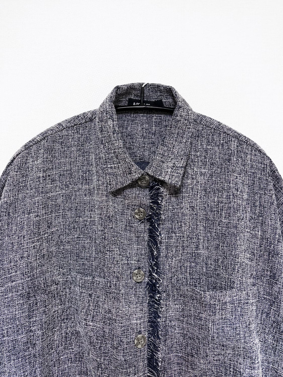 Melange Fringe Raglan Jacket 상품이미지5