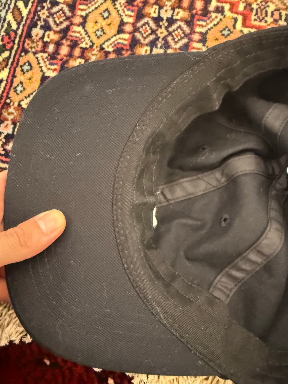 빈티지 그래픽 일자챙 볼캡 상품이미지3