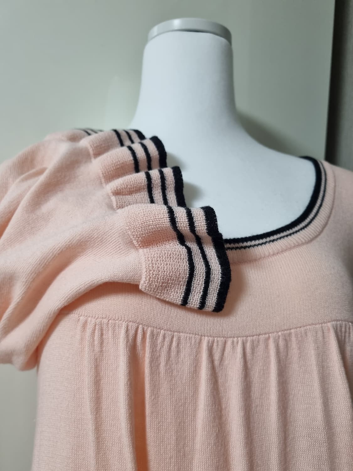 히메갸루 리본 니트 원피스 리즈리사 엑시즈팜 양산형 상품이미지5