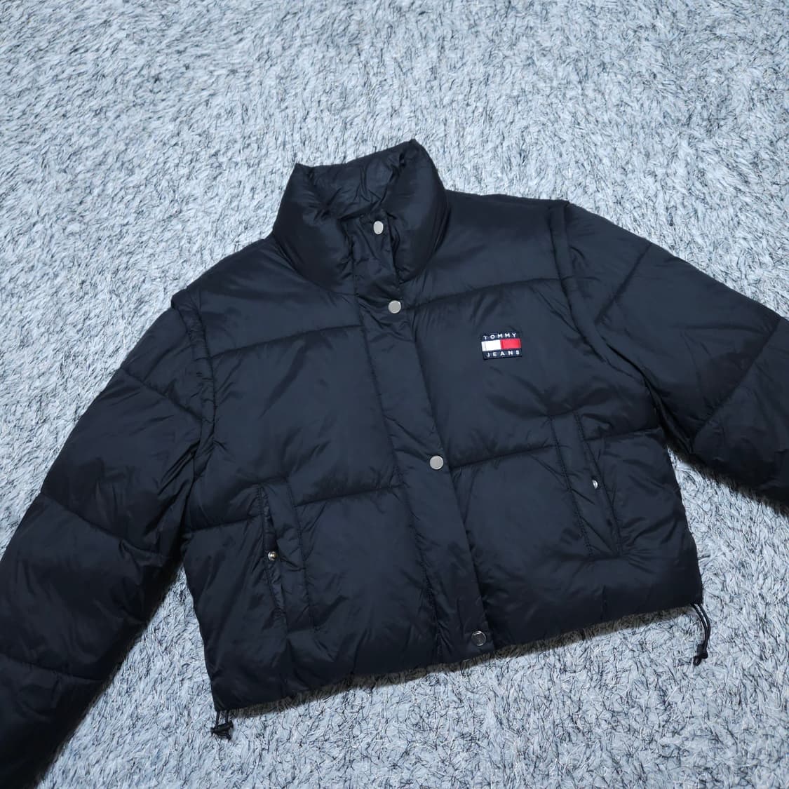 타미진스) M 여자 오버핏 크롭패딩 숏패딩 / 왕눈이샵 상품이미지2