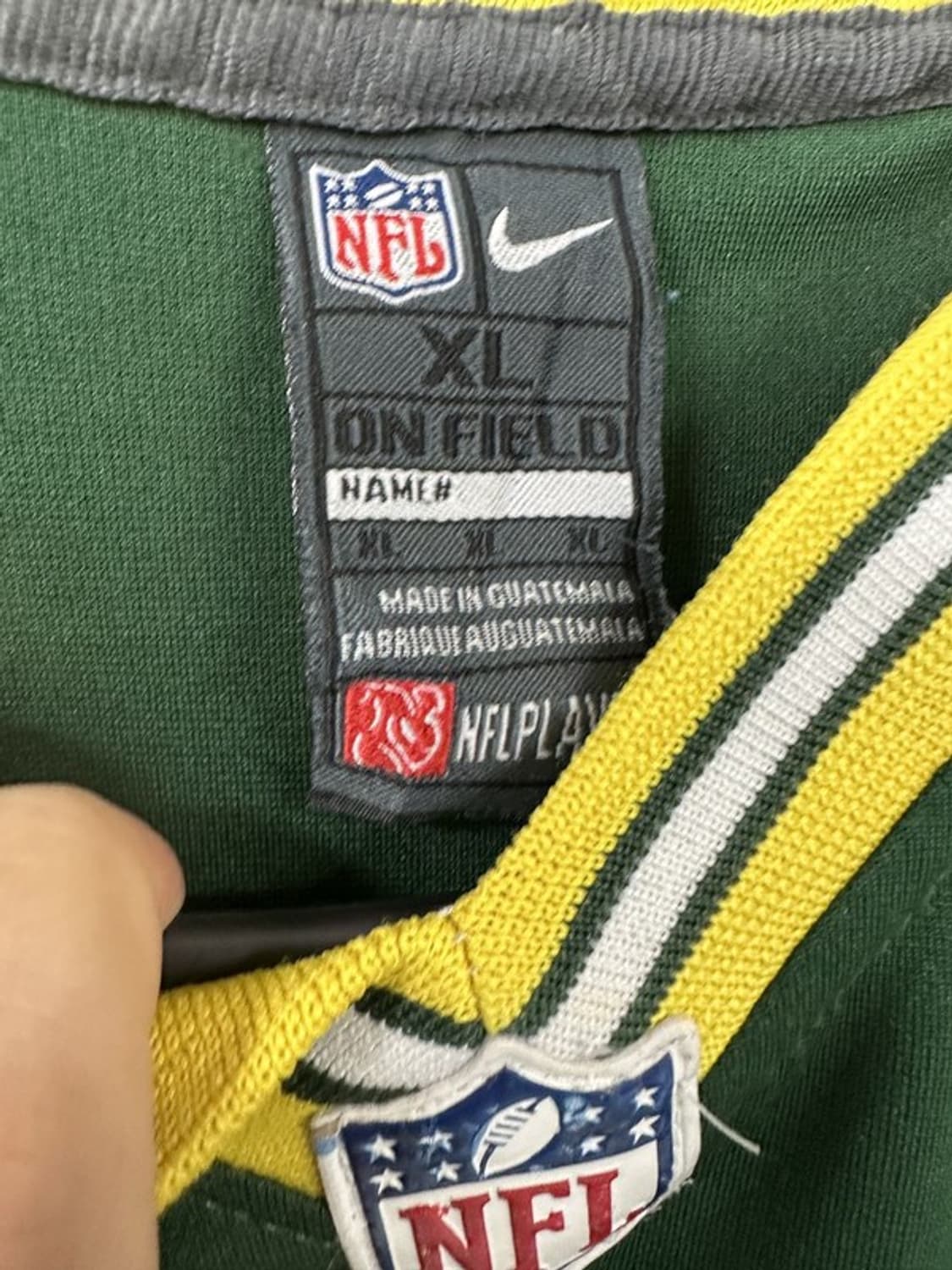 [XL] NIKE 나이키 그린베이패커스 애런로져스 NFL풋볼저지 상품이미지5