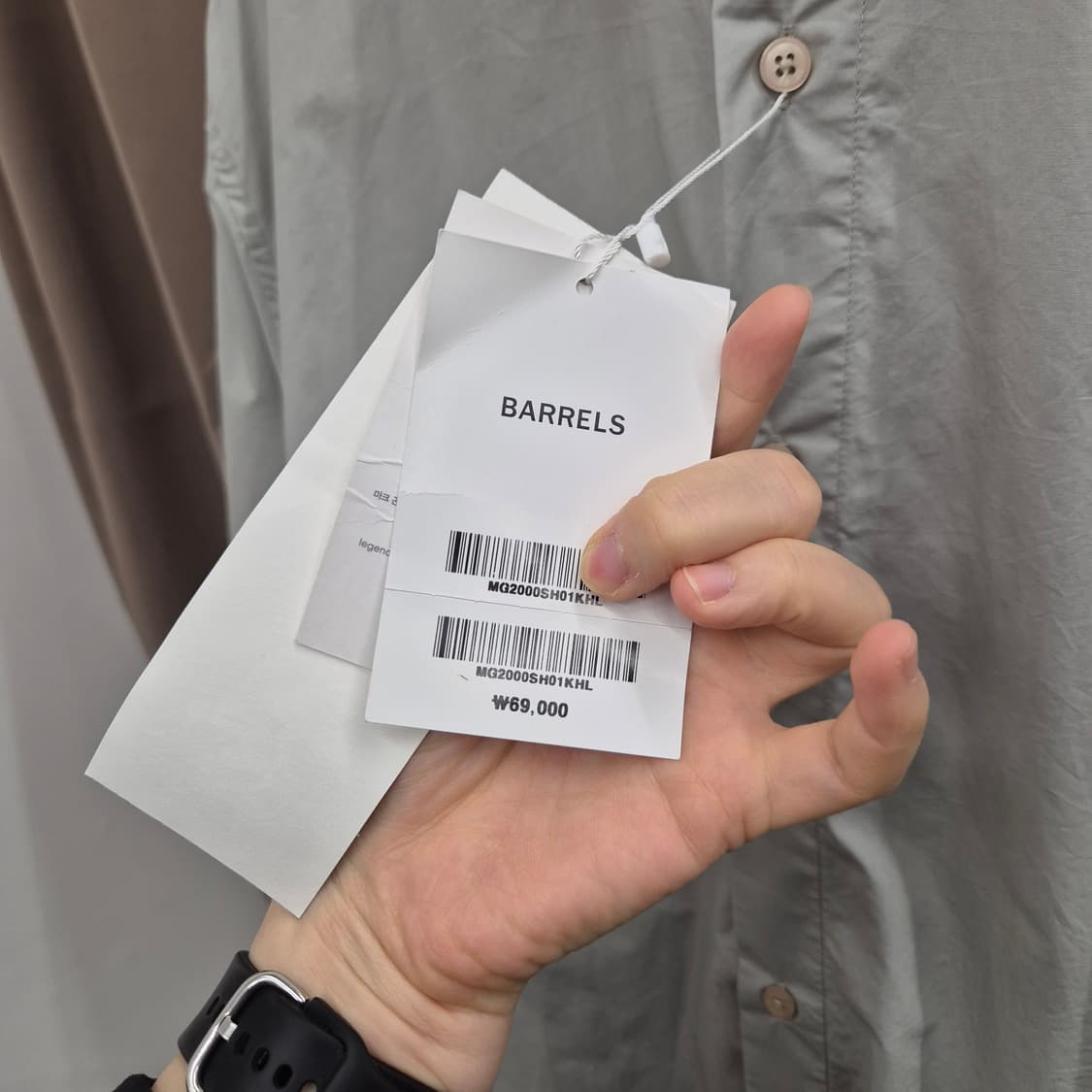 마크 곤잘레스 엔젤 와펜 옥스포드 셔츠 L 상품이미지4