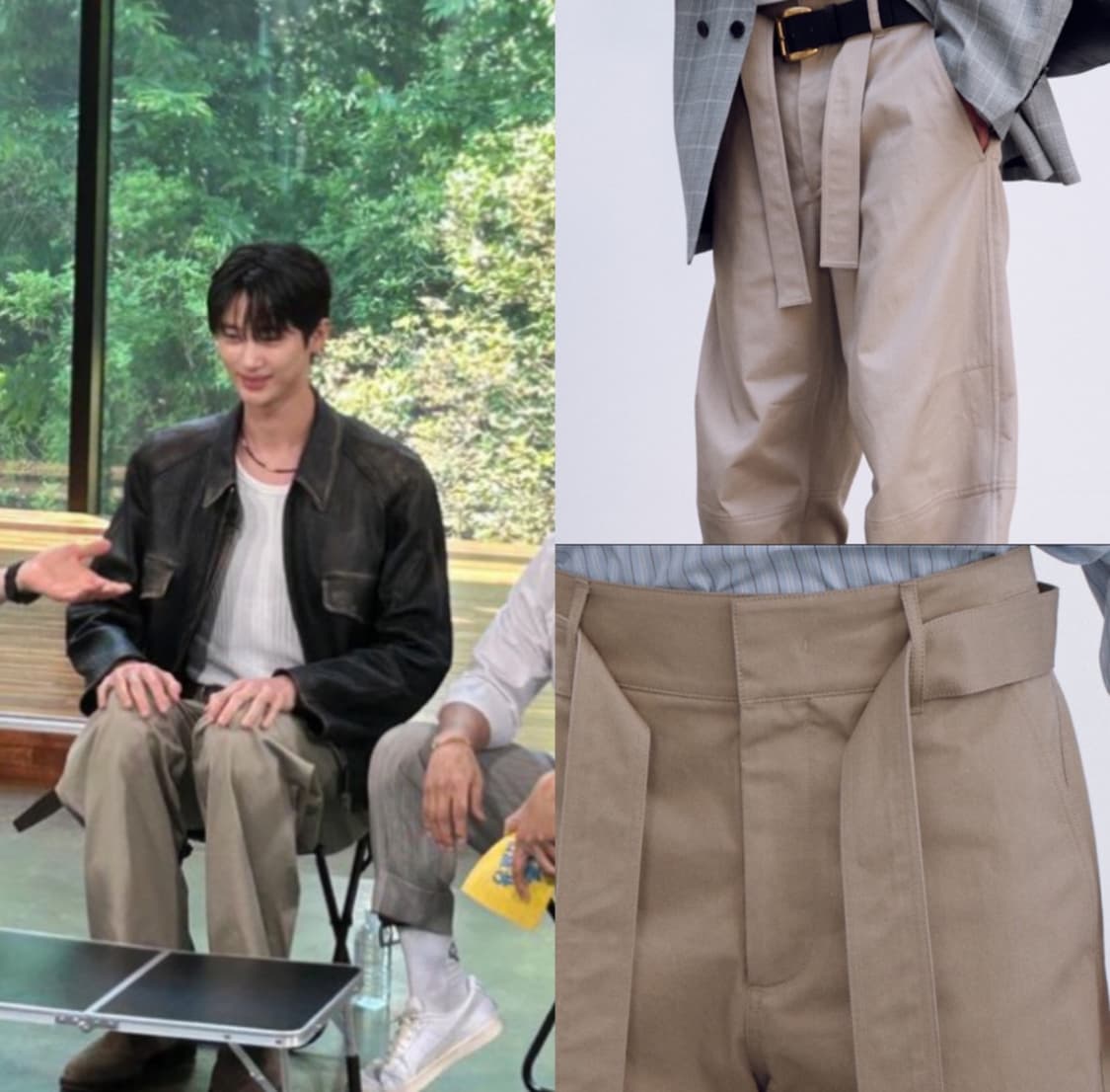 [L]렉토 24SS 그레이지 코튼 워커팬츠 세피아그레이 상품이미지3