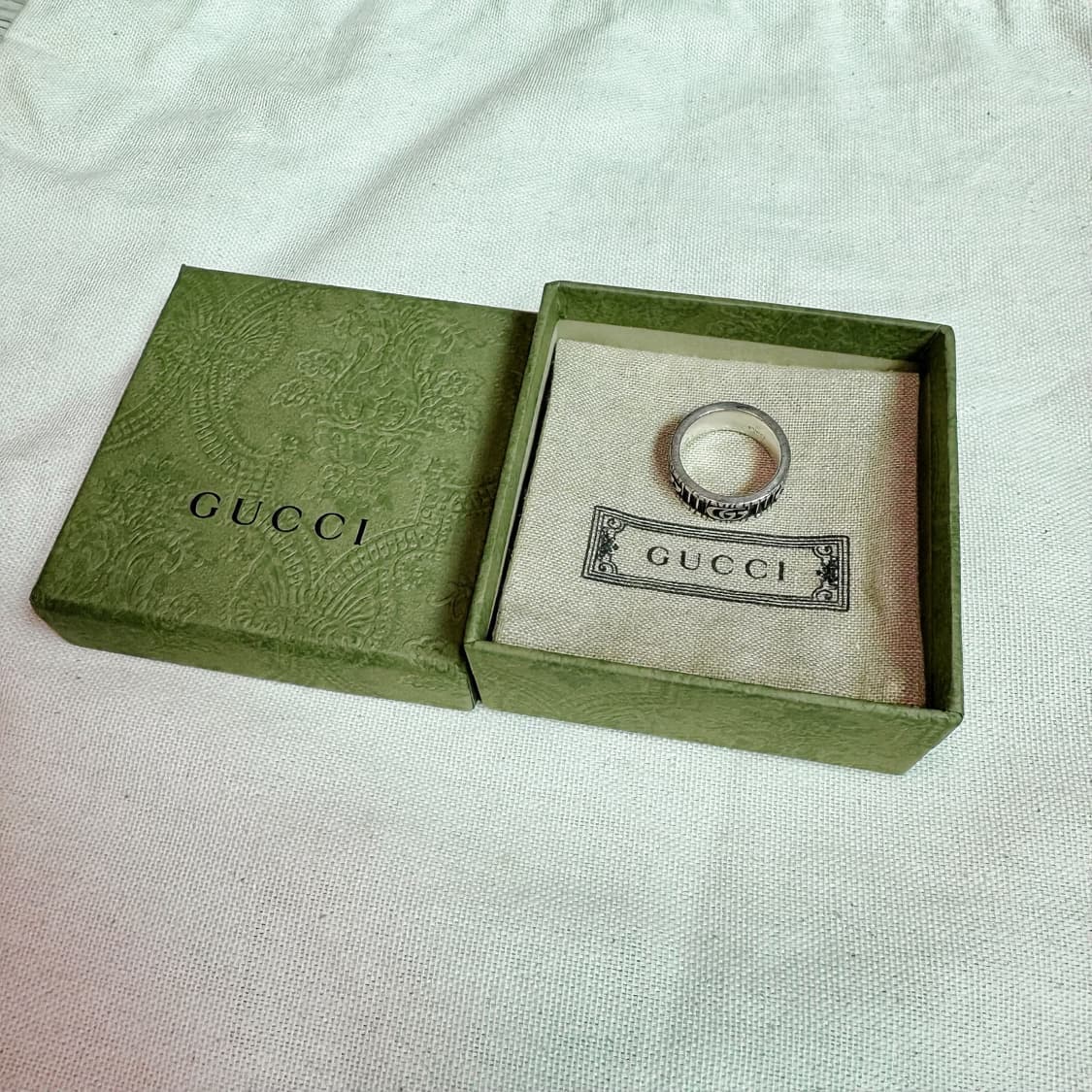 구찌 더블G 실버 반지 (19호) 상품이미지2