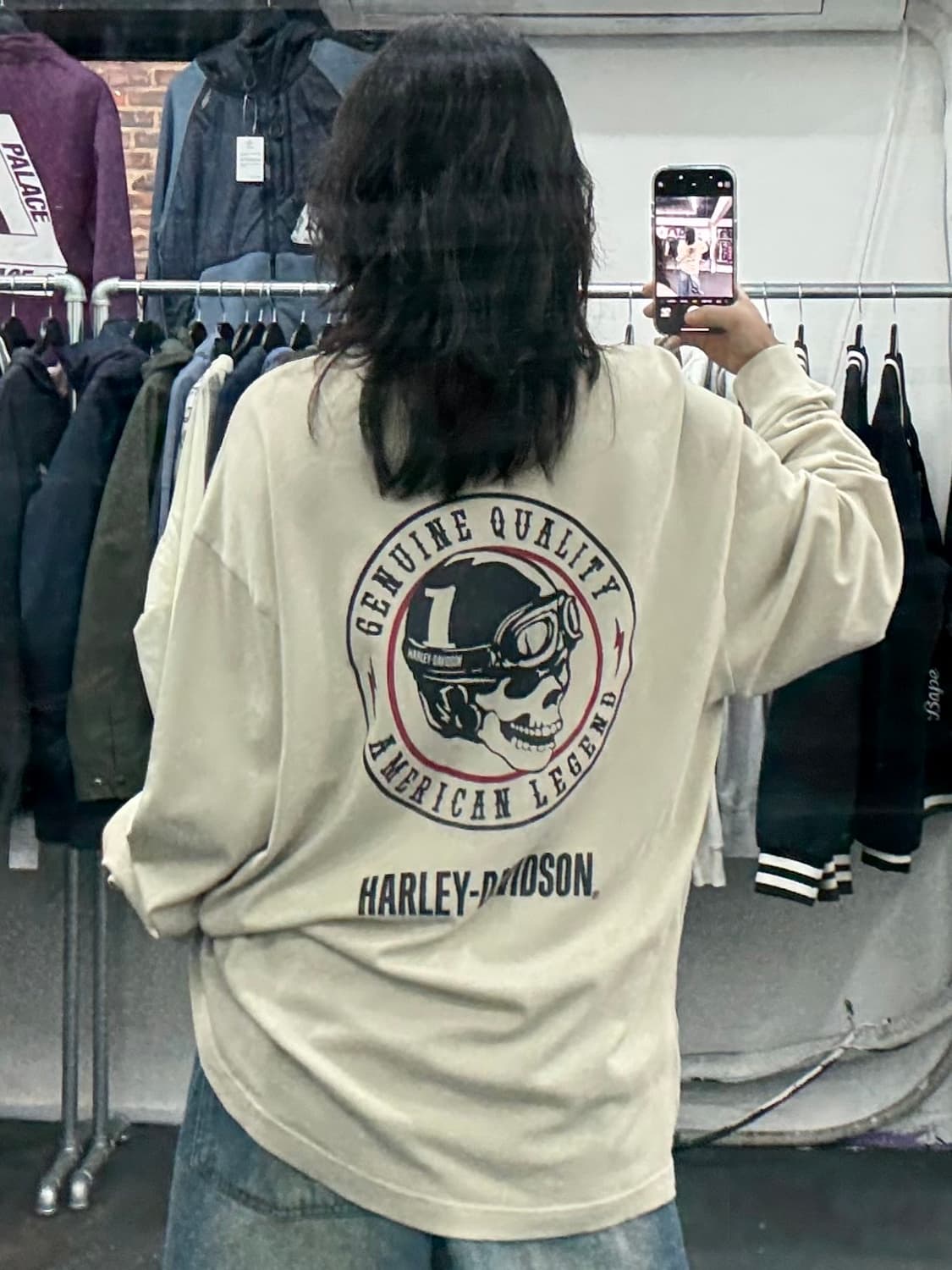 할리데이비슨 오버핏 롱슬리브 상품이미지4